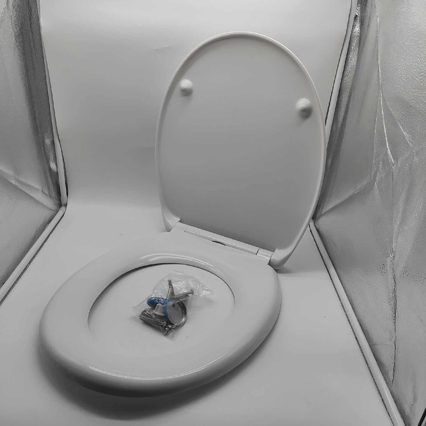 Tatay WC Sitz Bad Badezimmer Duroplast Universell gedämpfte Absenkung schnelle Montage