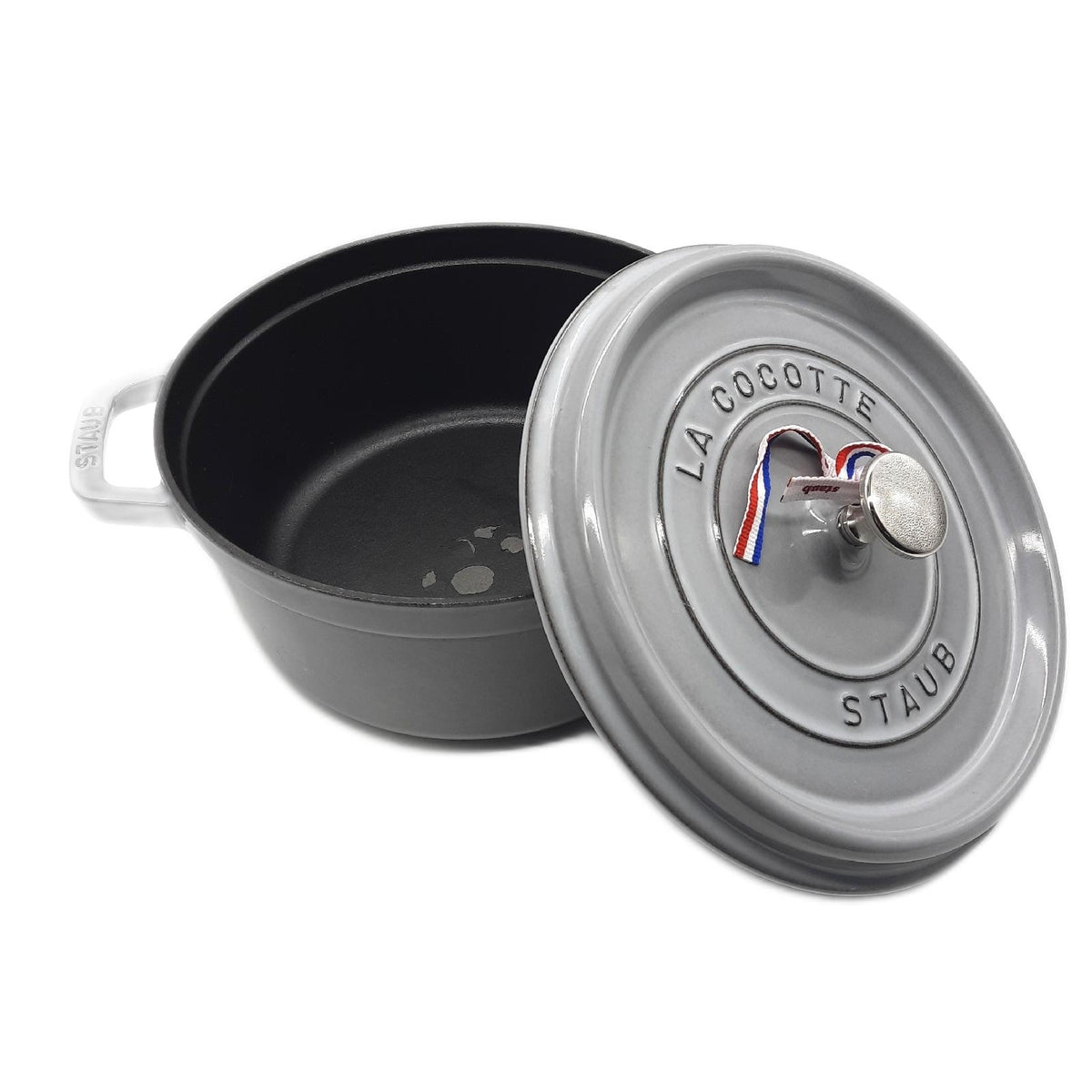 STAUB La Cocotte Gusseisen Kasserolle Graphit Grau 24 cm Dutch Ovens Ko - Defekt