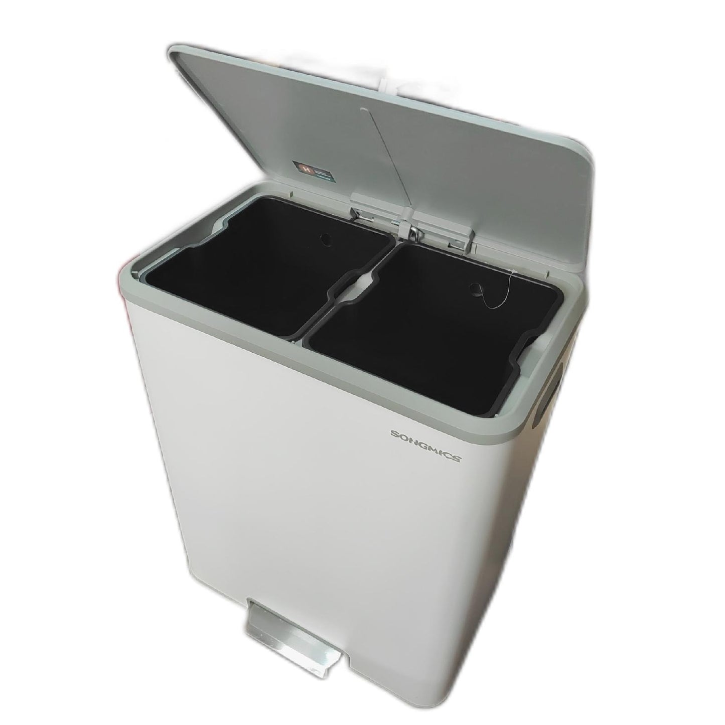 Küchenabfalleimer 2 x 30 L Doppelter Abfalleimer für Recycling und