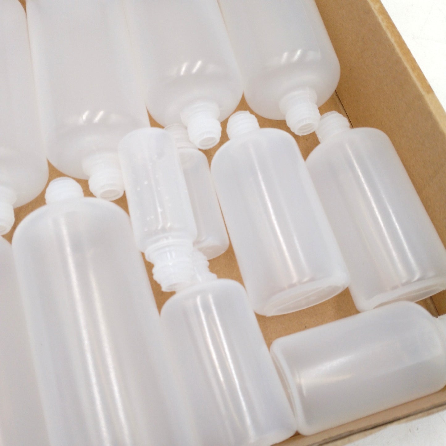 FINEASY Tropfflasche Kunststoffbehälter Zubehör 25 Stück 100ml Liquid Dos