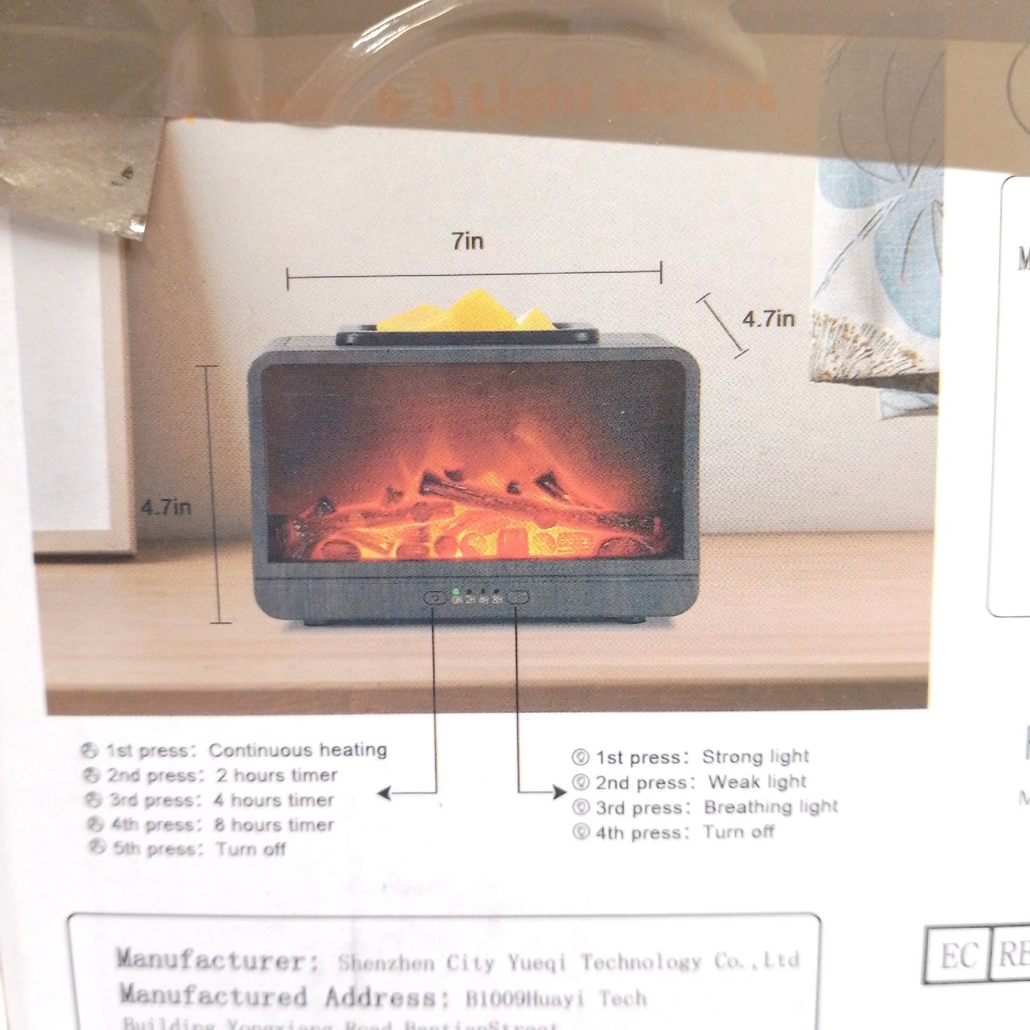 Elektrisch Duftlampe Raumduft Aromalampe Wachs Kamin Aroma Thermo