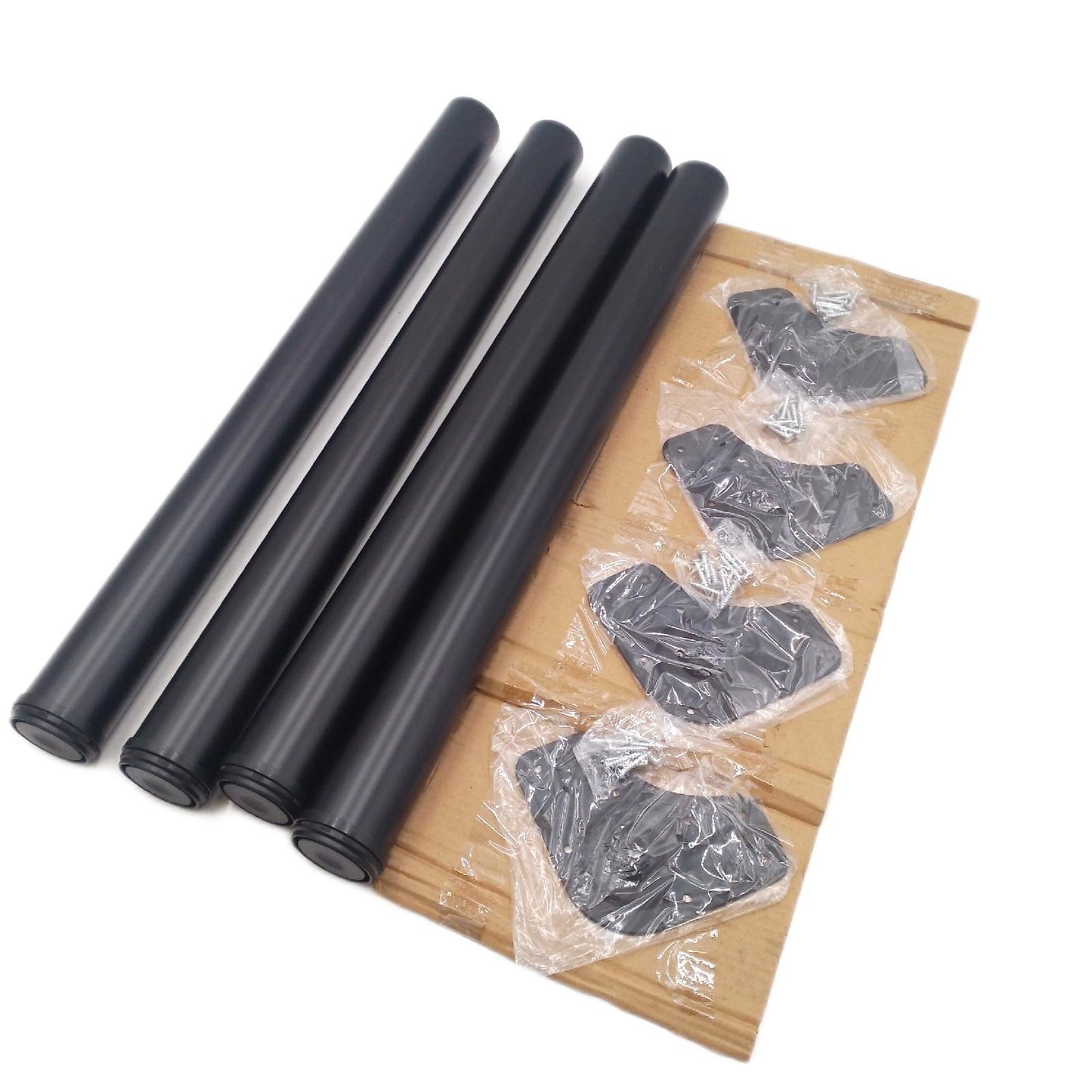 Emuca Tischbeine Möbelbeschläge regulierbare Tischbeine Ø60x710mm Stahl