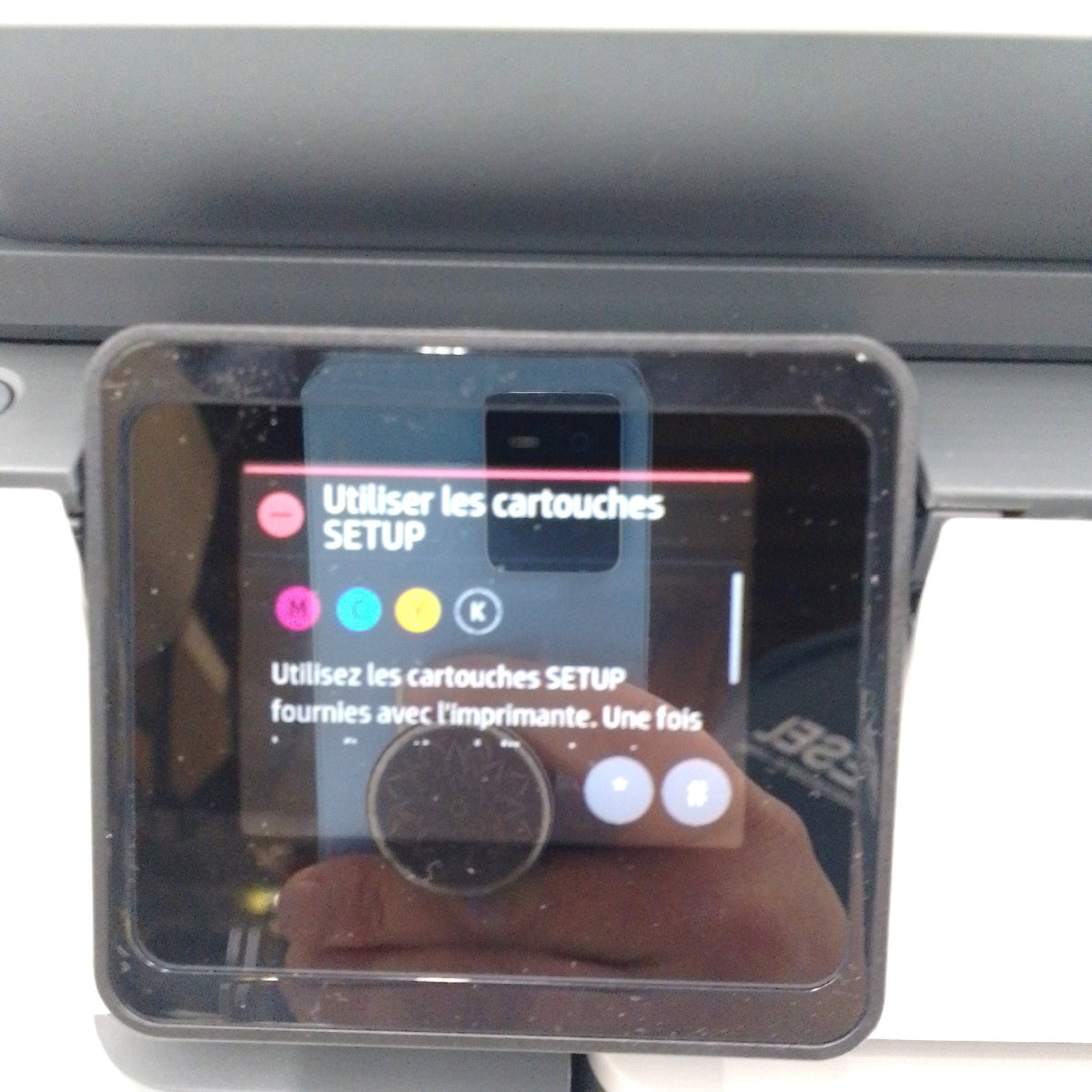 HP Officejet Pro 8122E Multifunktionsdrucker Defekt Setup Patronen fehlt