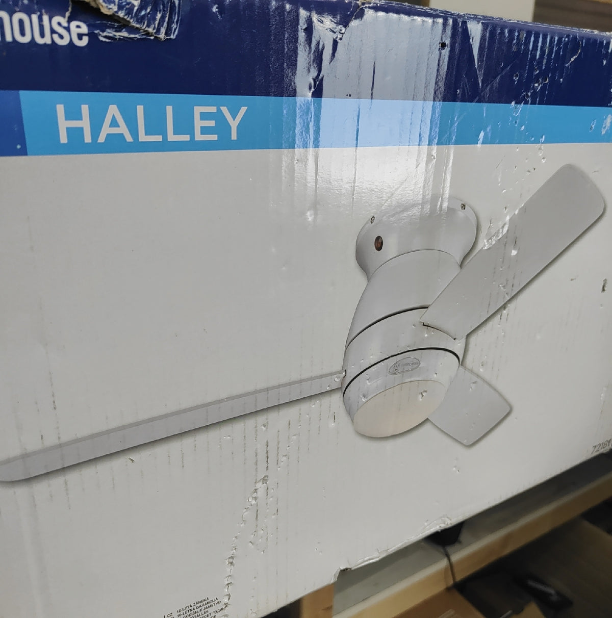 Westinghouse Halley Deckenventilator 112 cm weiß Beleuchtung Opal Milchglas