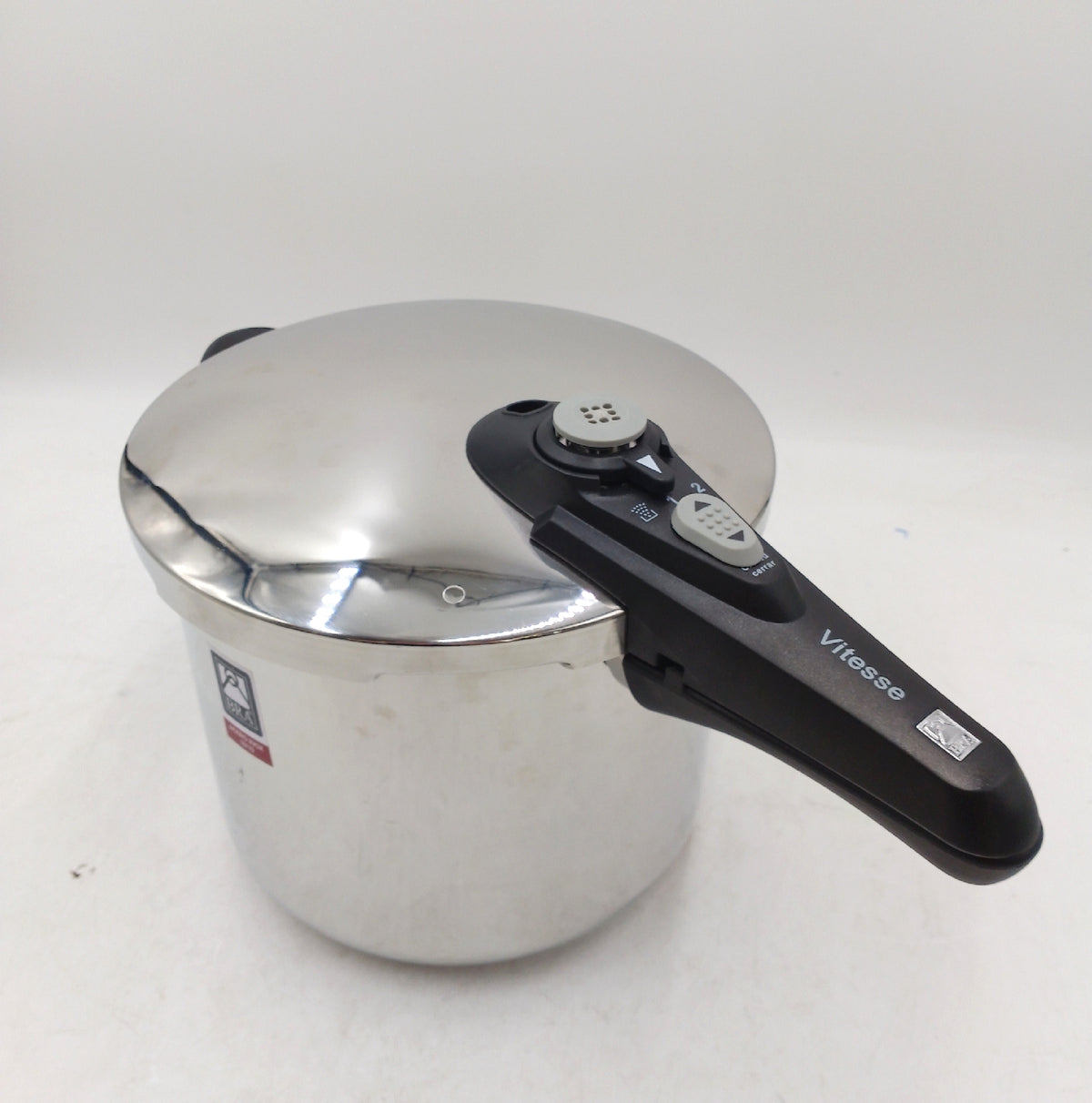Profi Edelstahl Schnellkochtopf 9 ltr Induktion Vitesse gebrochene Deck
