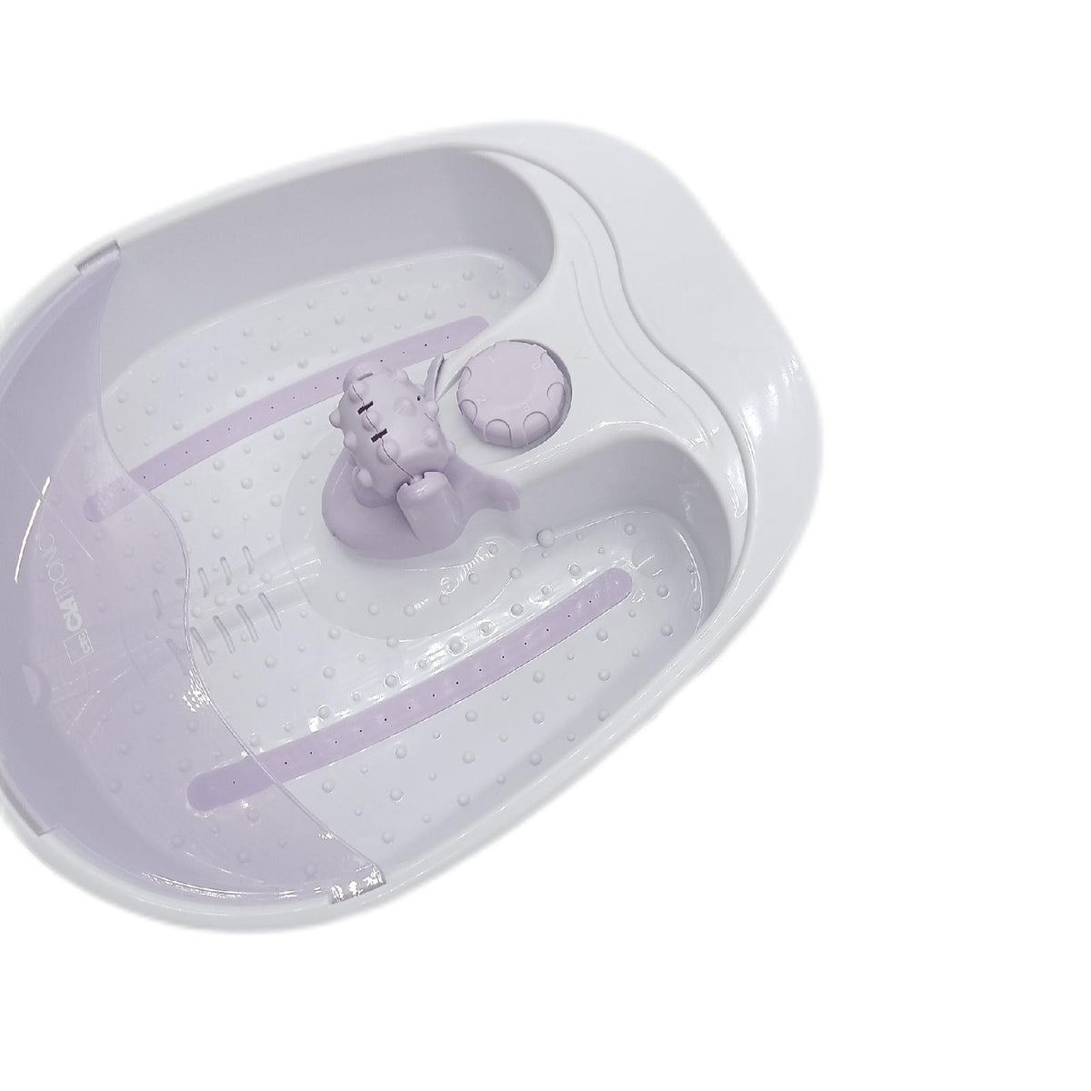 Clatronic Fussbad mit intensivem Whirleffekt Massagefunktion Massagerolle 4 Stufen Schalter