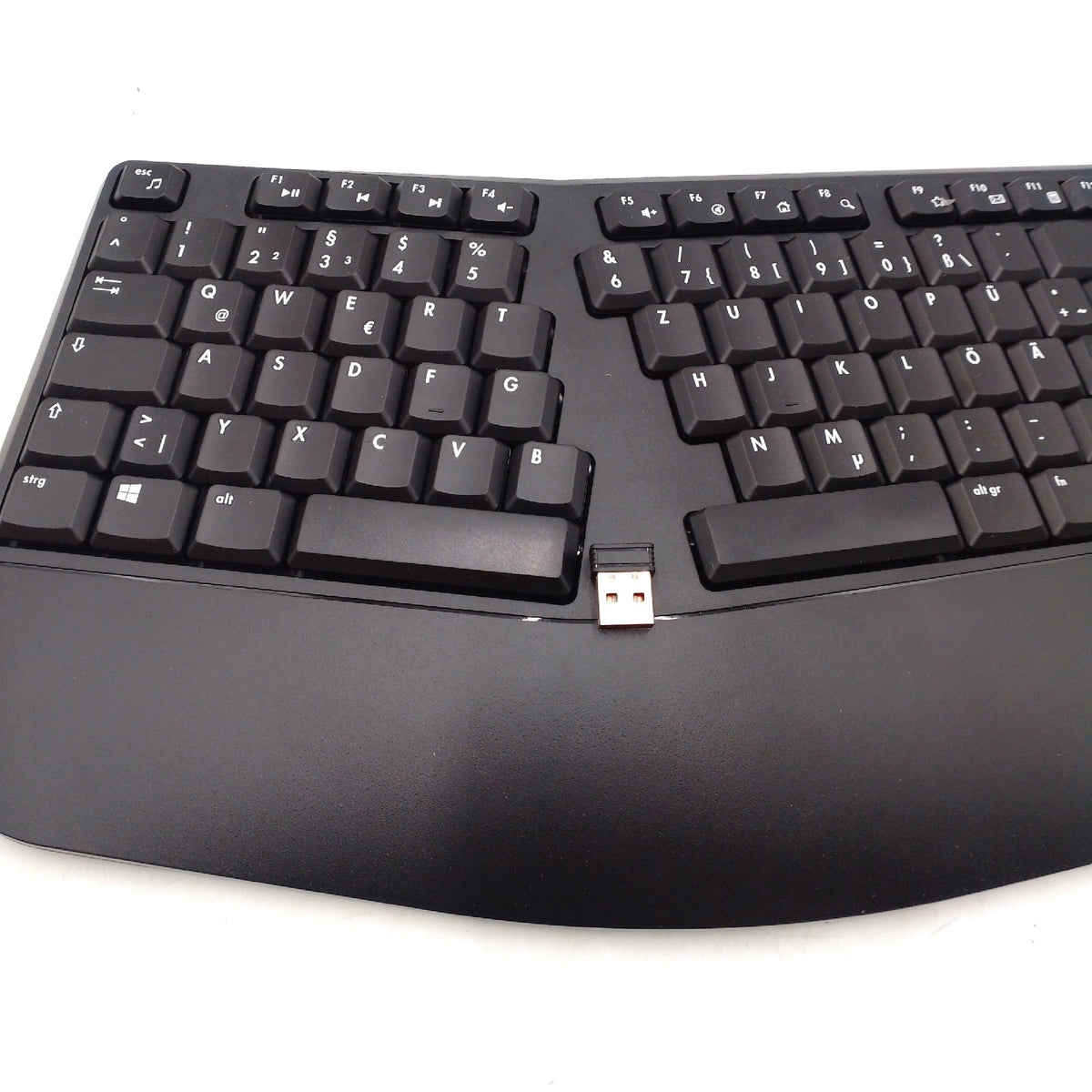 LogiLink Ergonomische Funk Tastatur geteilte Tastatur ohne Maus