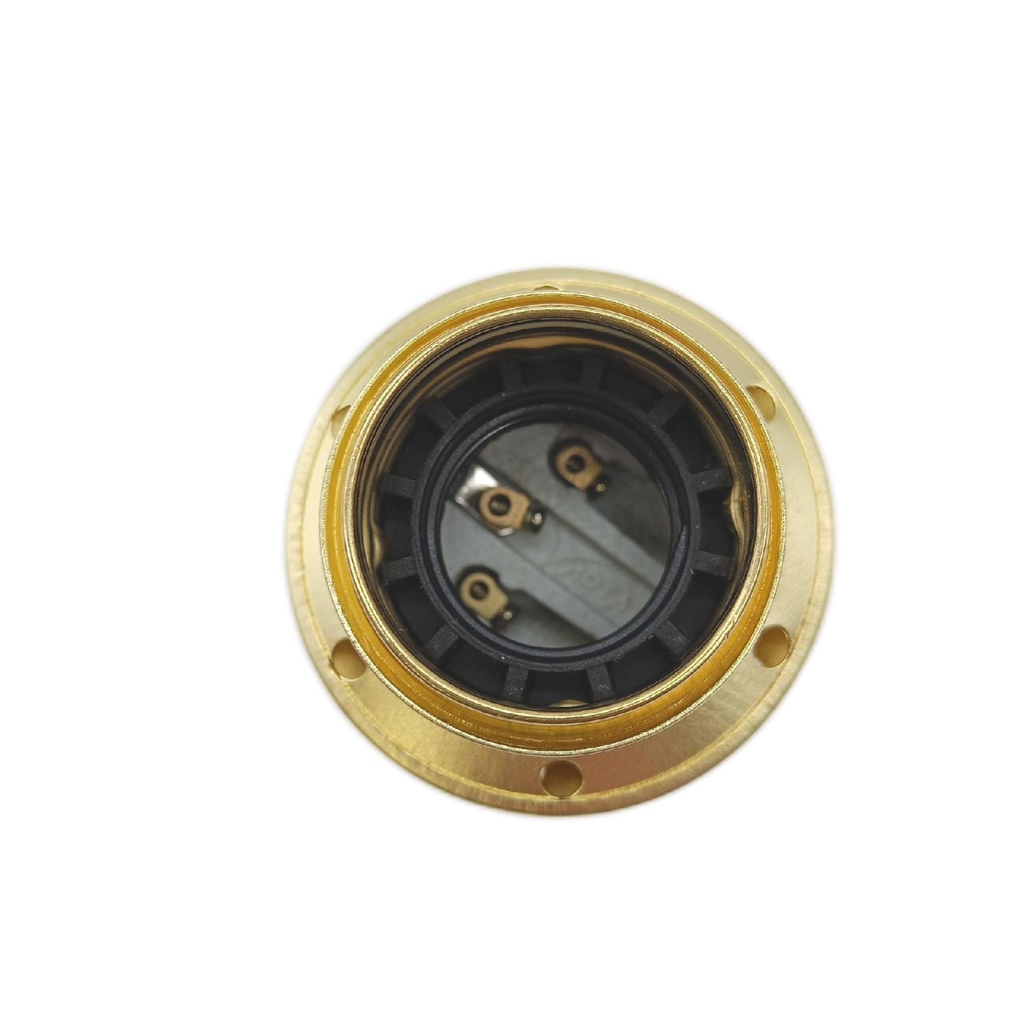 E27 Doppelring LED Beleuchtungsfassung Metall Leuchte Fassung Erdung elektrisch Lichtspannung