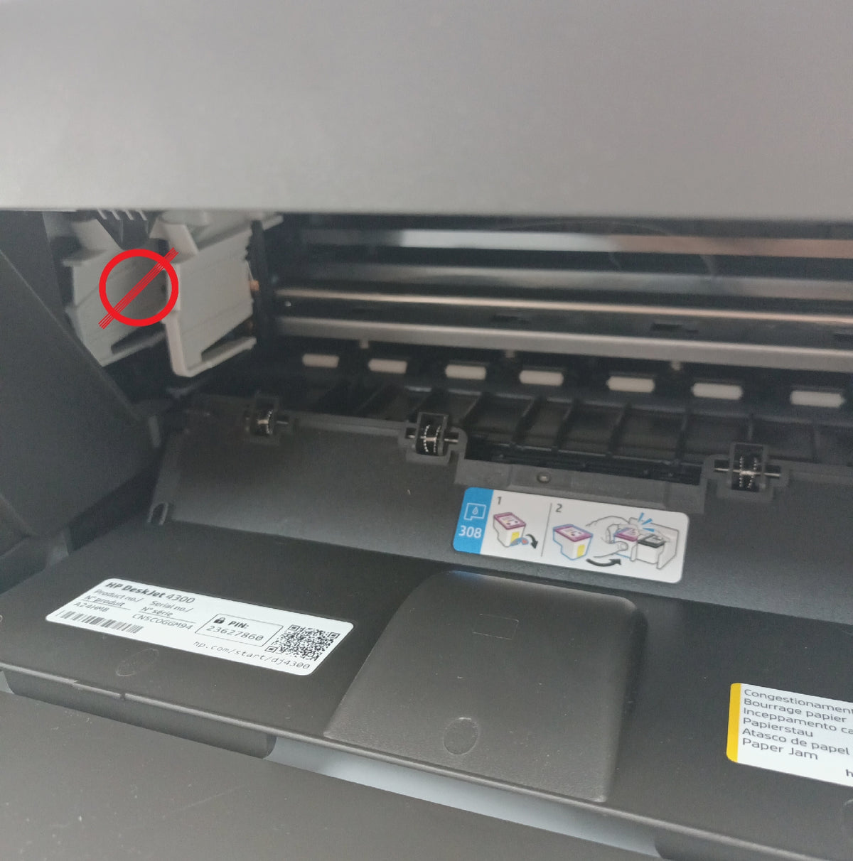 HP DeskJet 4320 Multifunktionsdrucker WLAN Scanner Kopierer ohne Patronen
