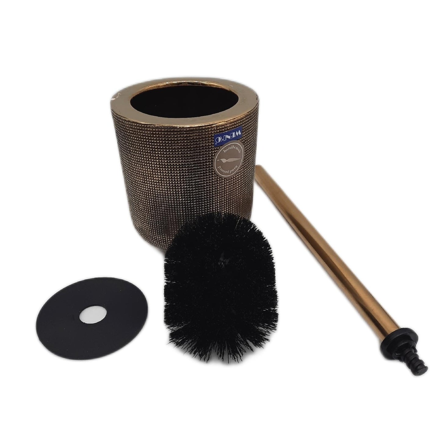 WKO WC Set Badzubehör Rivara Toilettenbürstengestell aus feiner
