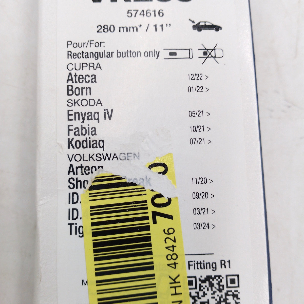 Valeo Silencio Wischerblatt VR288 hinten 280 mm Hohe Leistung