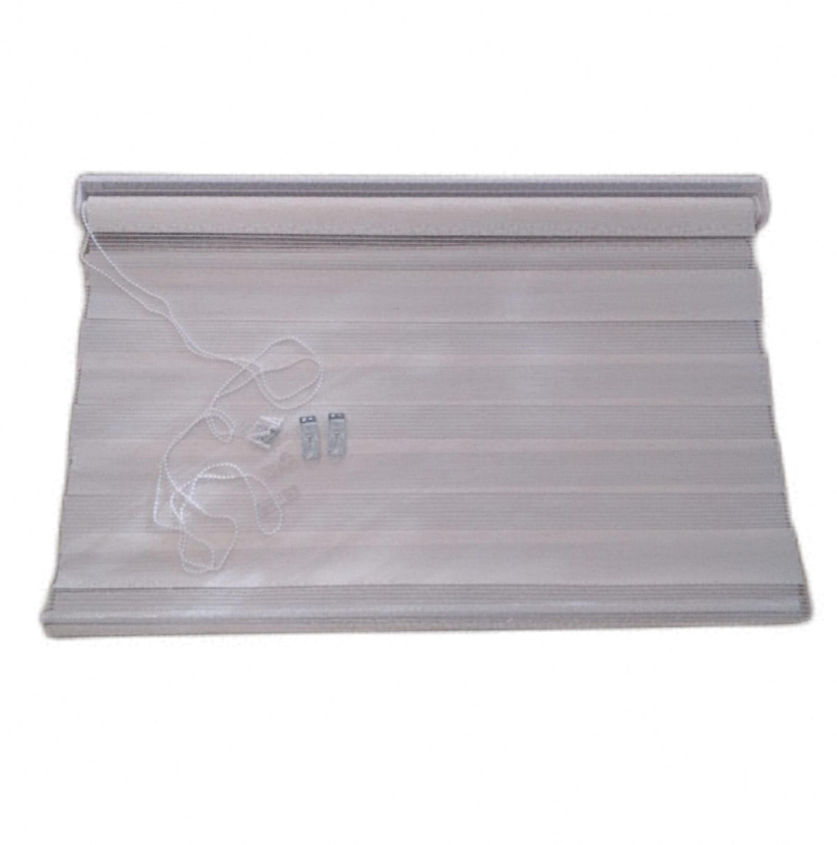 Blindecor Lira Doppelrollo Duo Rollo Tag Nacht Leinen Cremefarben 100 x 250 cm