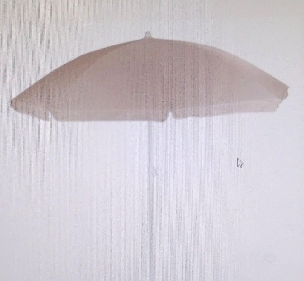 Relaxdays Sonnenschirm Balkonschirm Rund 180 cm Höherverstellbar Kipp
