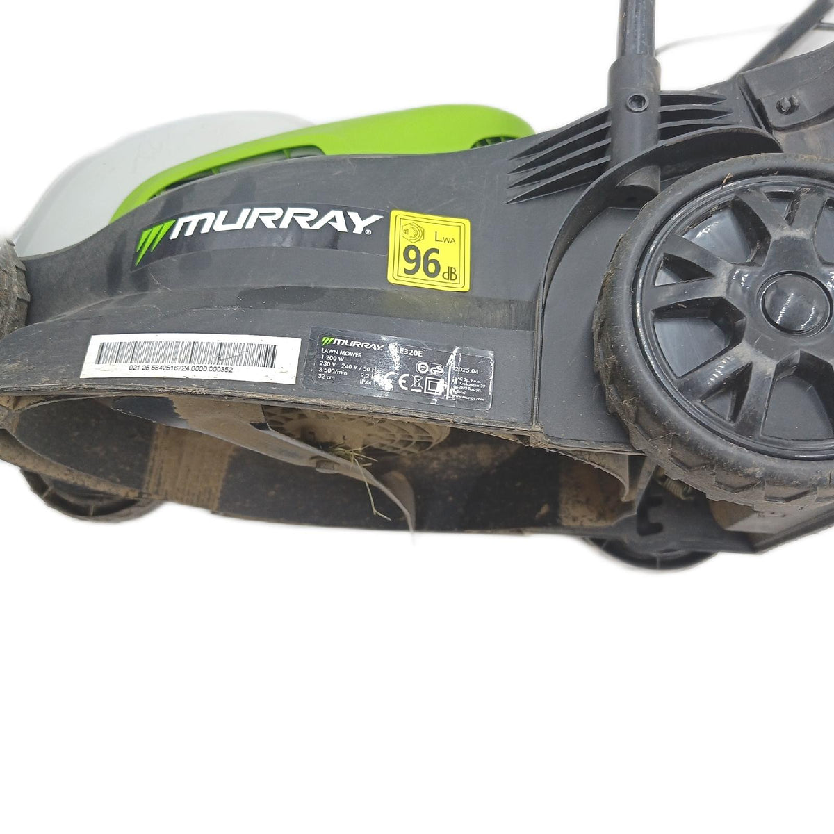Murray Rasenmäher Elektro 2-in-1 LE320E - Kleiner Rasenmäher Elektrisch 1200W/32cm mit Grasfangbox 27L für Kleine Rasenflächen - Elektro Rasenmäher mit Ergonomischer Softgriff und Überlastschutz