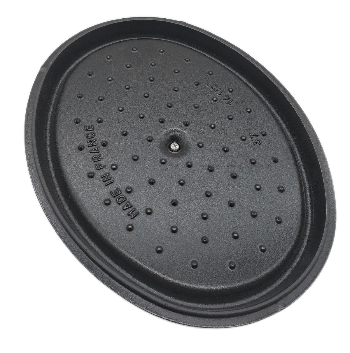 STAUB Gusseisen Bräter Cocotte Oval 37 cm 8 L Bruch Riss