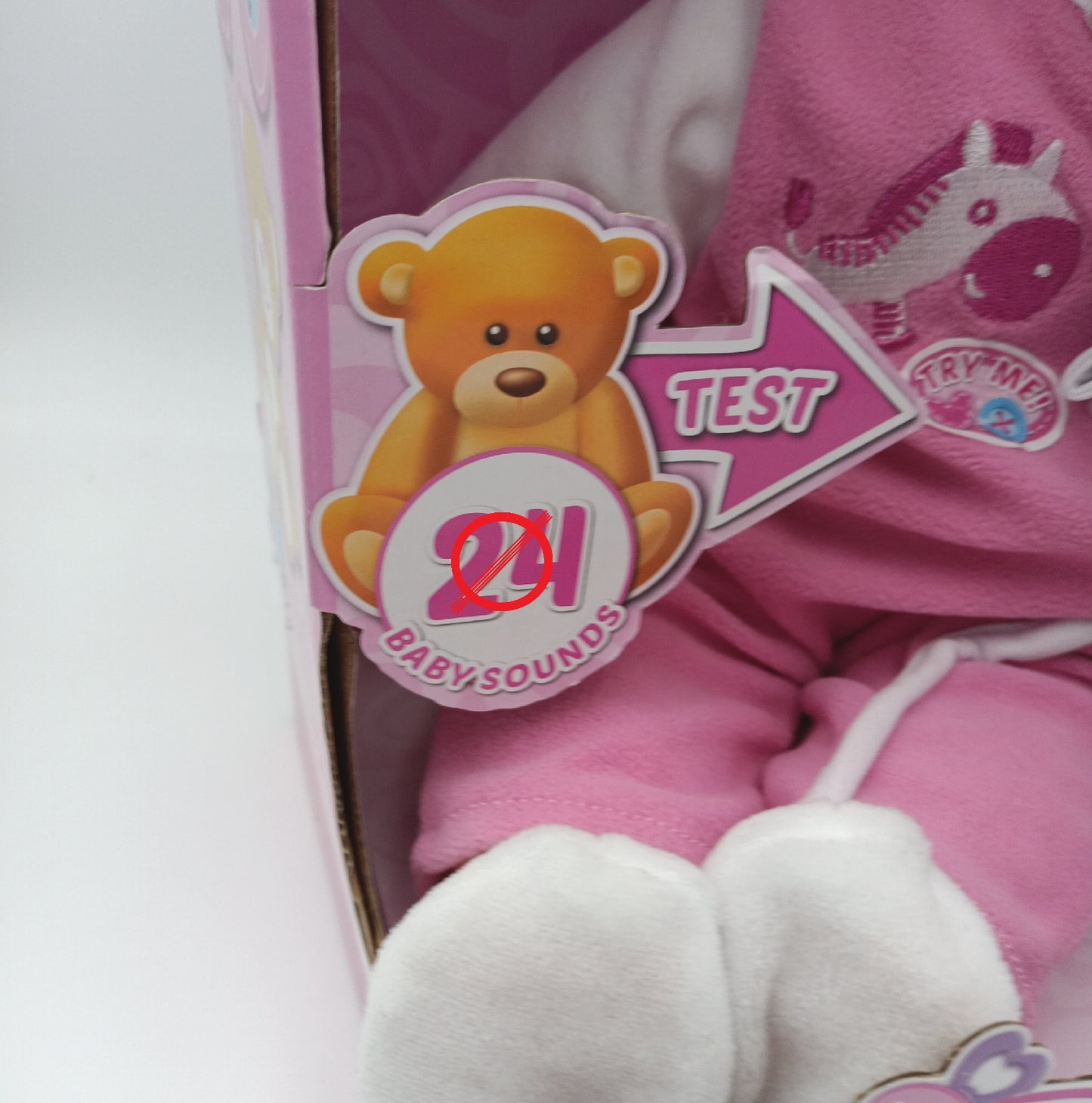 Simba 105140489 Laura Puppe Babysprache 38cm Weichkörper fehlt Soundmod
