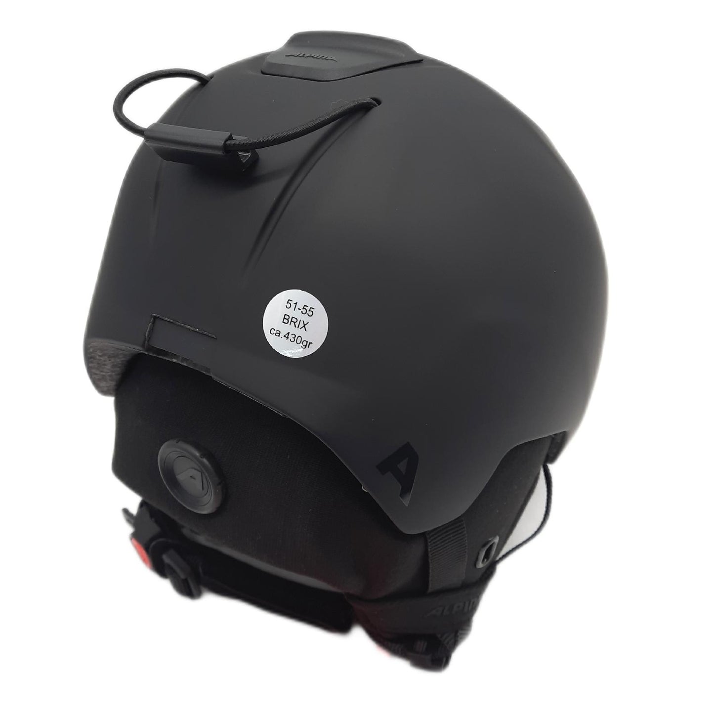 ALPINA Skihelm Snow Sport BRIX Bluetooth Black matt 51 55 cm Skifahren