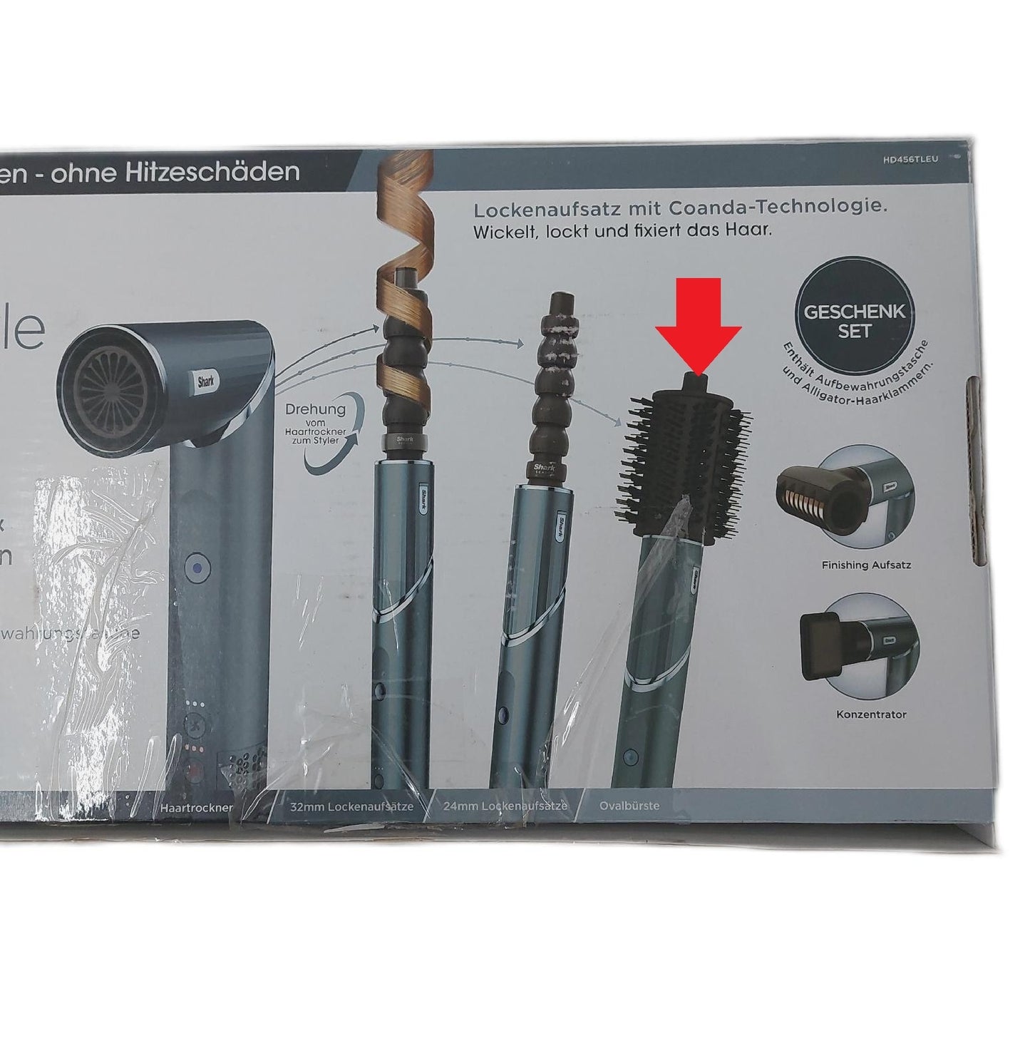 Shark FlexStyle Limited Edition Haarstyler und Trockner Ovalbuerste fehlt