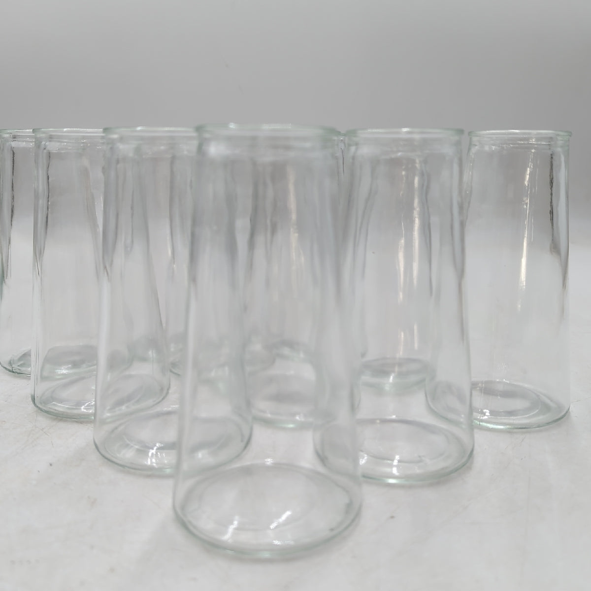 Hewory Kleine Vasen Tischdeko Hochzeit 12er Set Klare Kleine Glasvasen für Tischdekoration