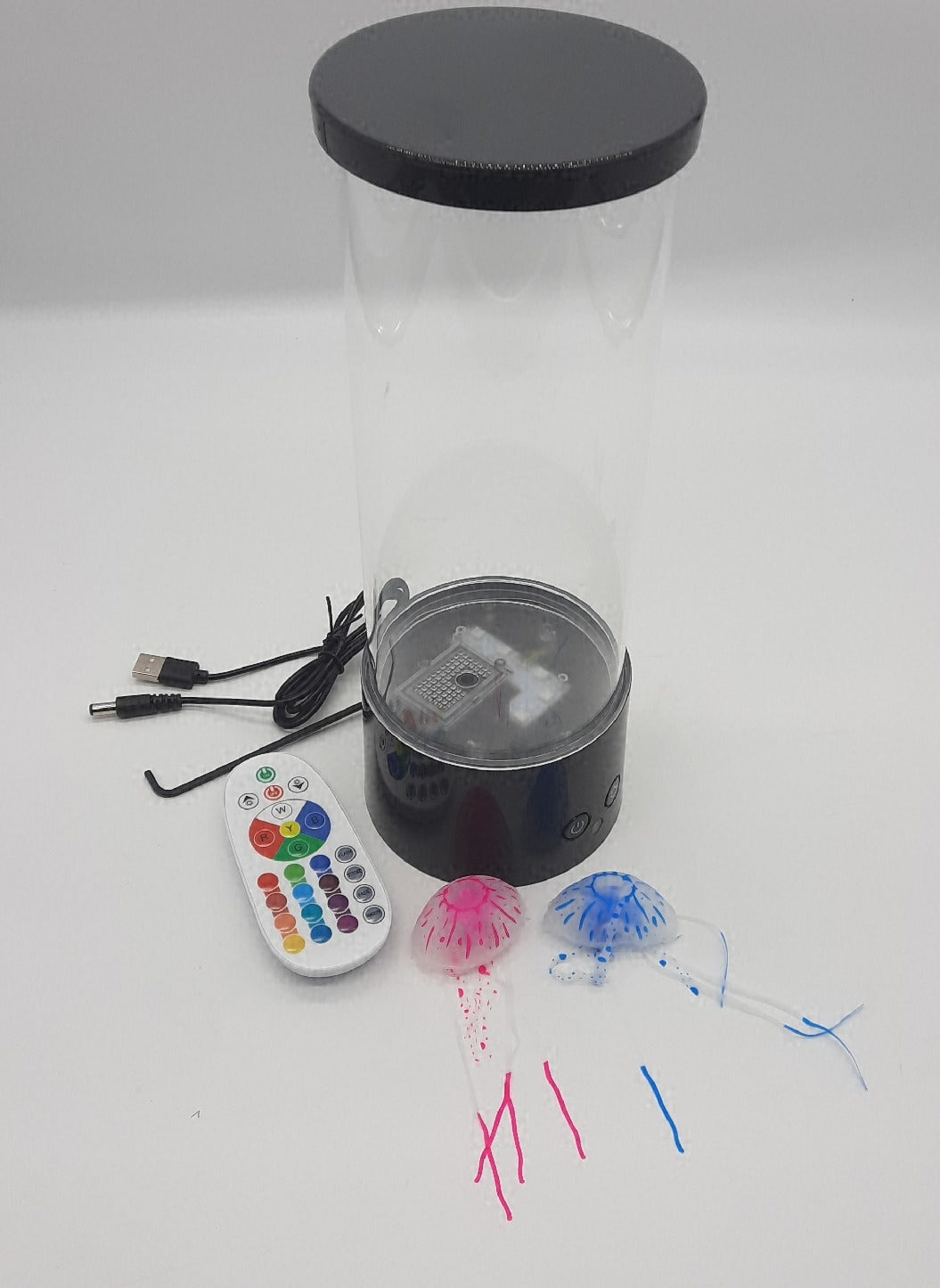 AONESY Jellyfish Lamp Quallen Lampe 17 Farben Fernbedienung stimmungslicht Meerestiere