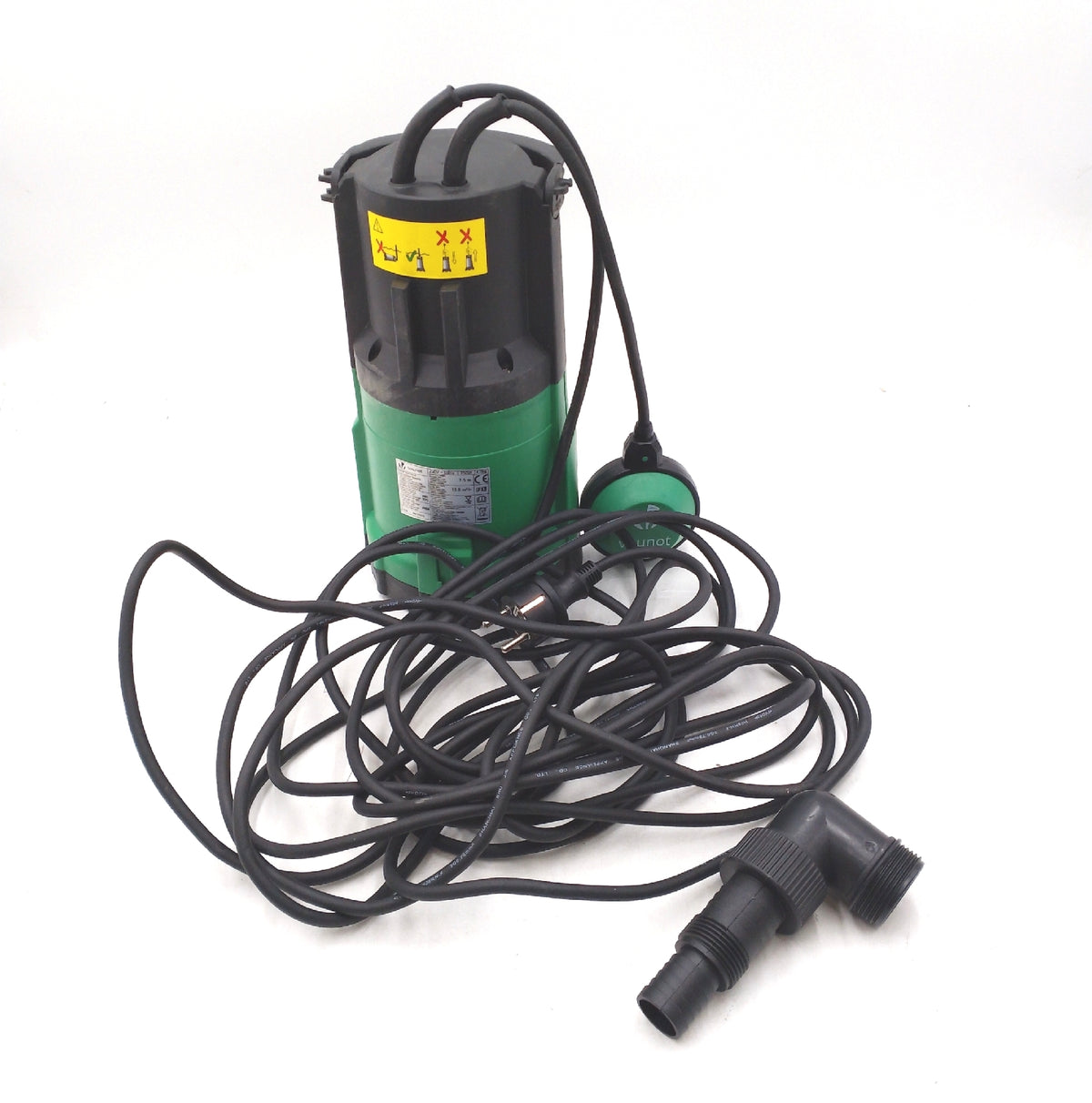 VOUNOT 3 in 1 Tauchpumpe mit Schwimmerschalter Schmutzwasserpumpe Flachsaugend 13500 l h 7 5 m Förderhöhe