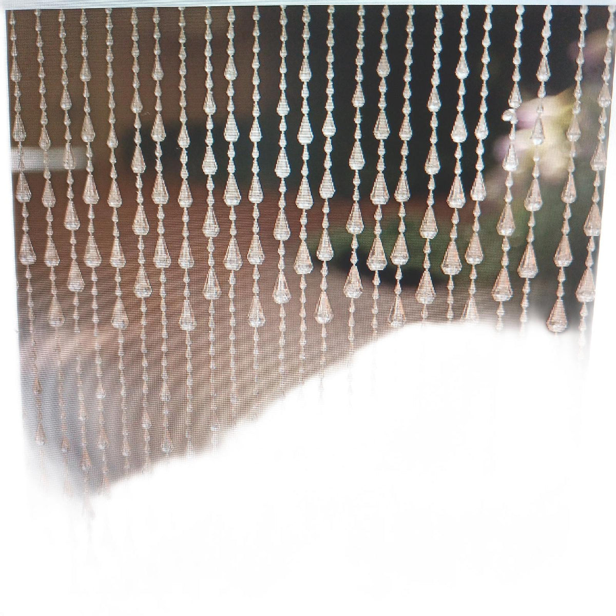 Ezcasch Perlenvorhang Dekoration Balkontür 90 x 200 cm 60