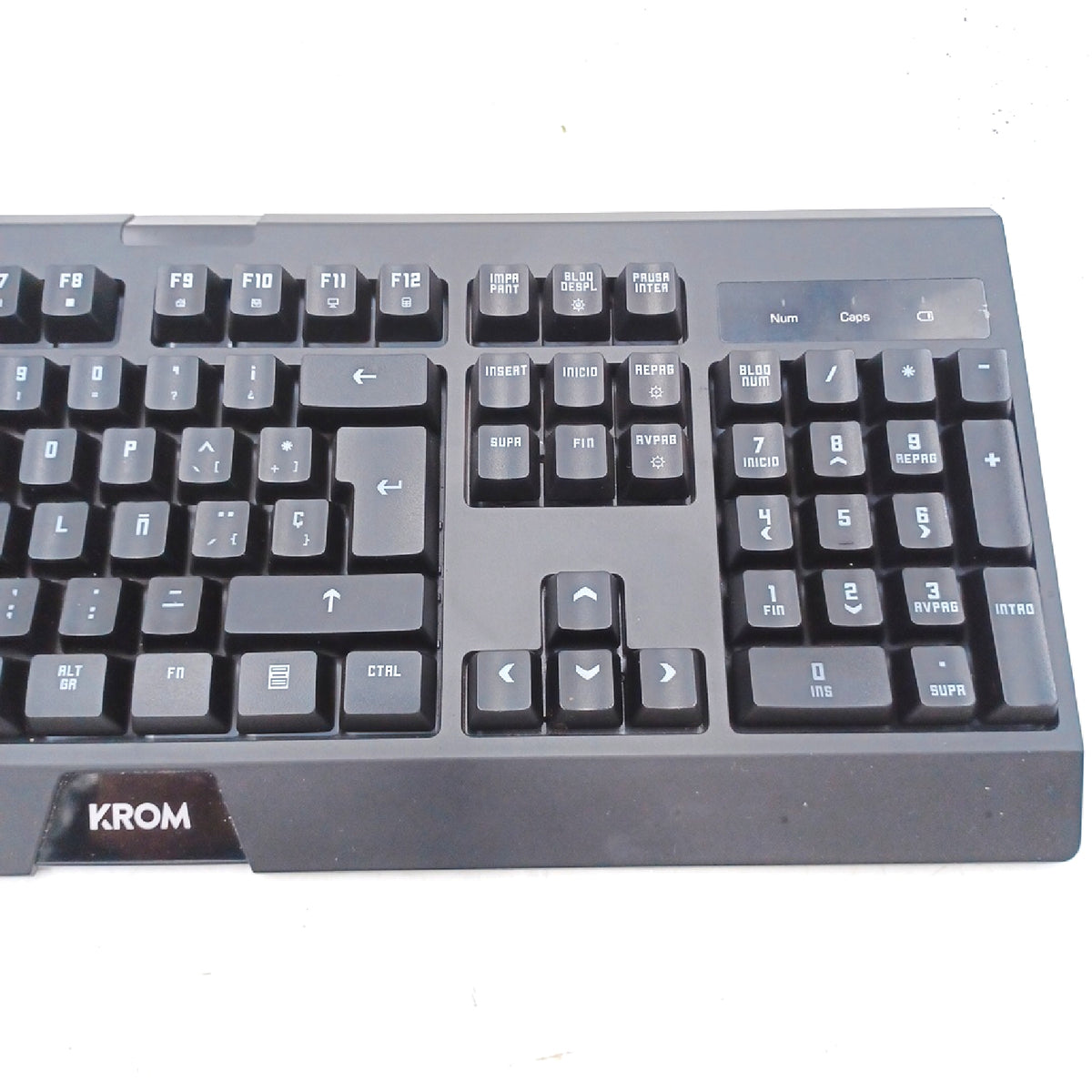 Krom Kabala Wireless Membrane Gaming Tastatur Set RGB Anti Ghosting Maus 800 bis 4800 DPI Schwarz