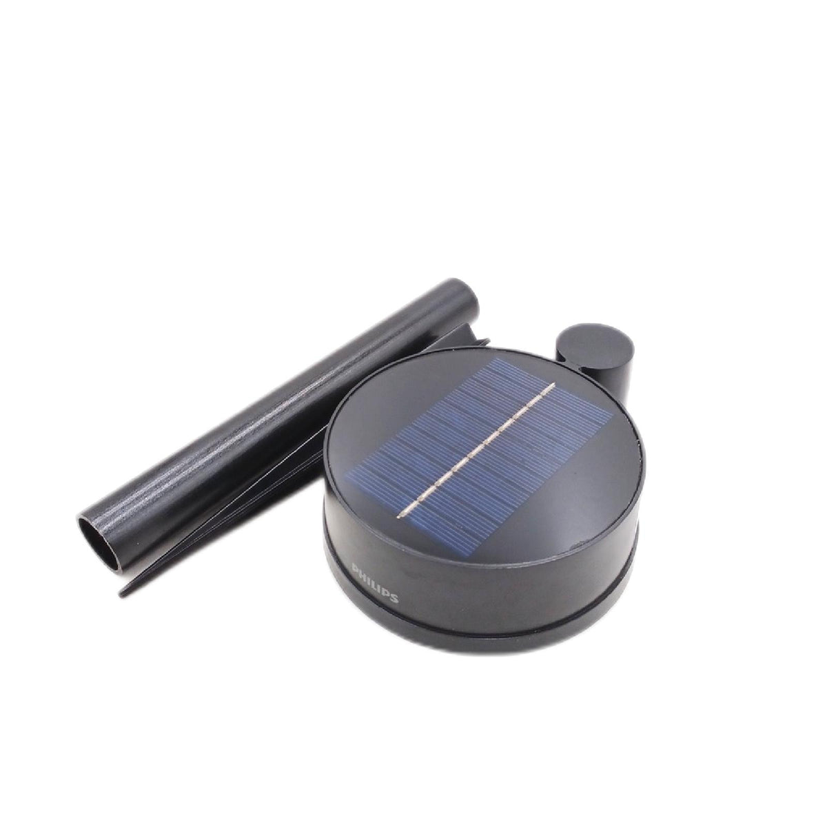 Philips Outdoor Solar Vynce Sockelleuchte Spiess 15W energiesparende Gartenleuchte Außenbeleuchtung