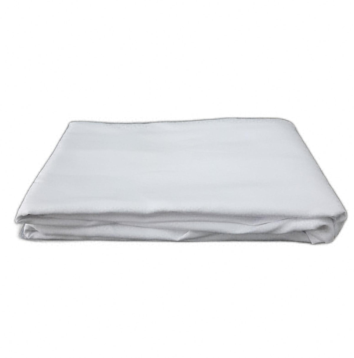 Utopia Bedding Bettlaken ohne Gummizug 167x243 cm Weiss Baumwolle Leicht Pflegeleicht