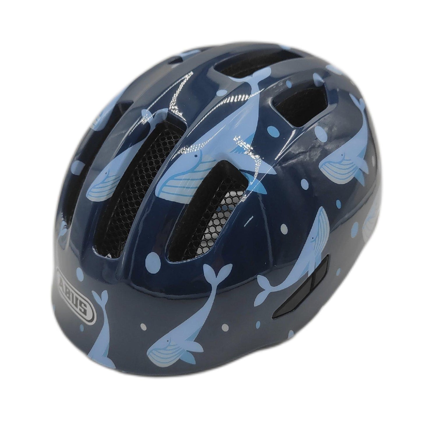 Abus Fahrradhelm Schutzhelm Fahrradhelme Blue Whale Blau Größe 50 55 cm Kinder Sicherheit