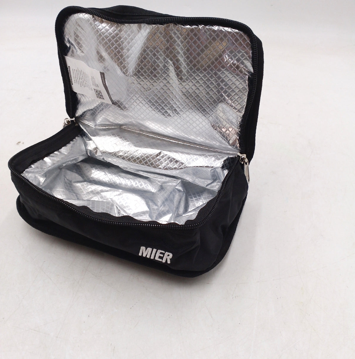 MIER Mini Kuehltasche 3L Lunchbag Lunchtasche Lunchbox Schwarz Food Housewares