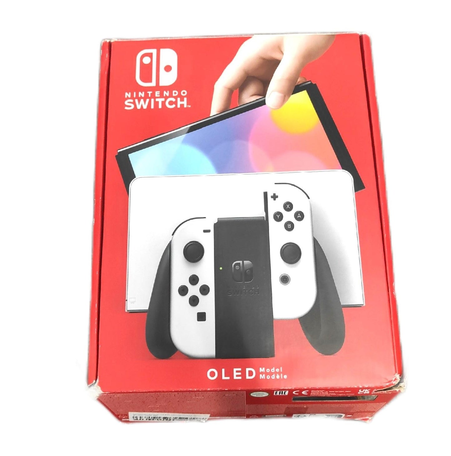 Nintendo Switch Konsole Unterhaltung Oled Modell Weiß Handheld Gaming