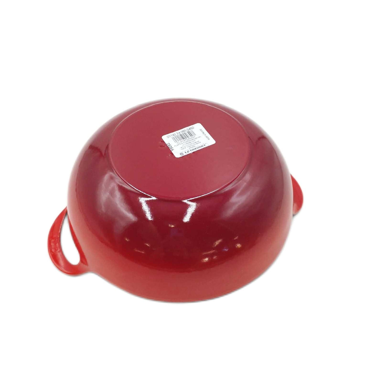 Le Creuset Balti Dish Gusseisen 24 cm 27 Liter Kirschrot Brat- und Schmortopf