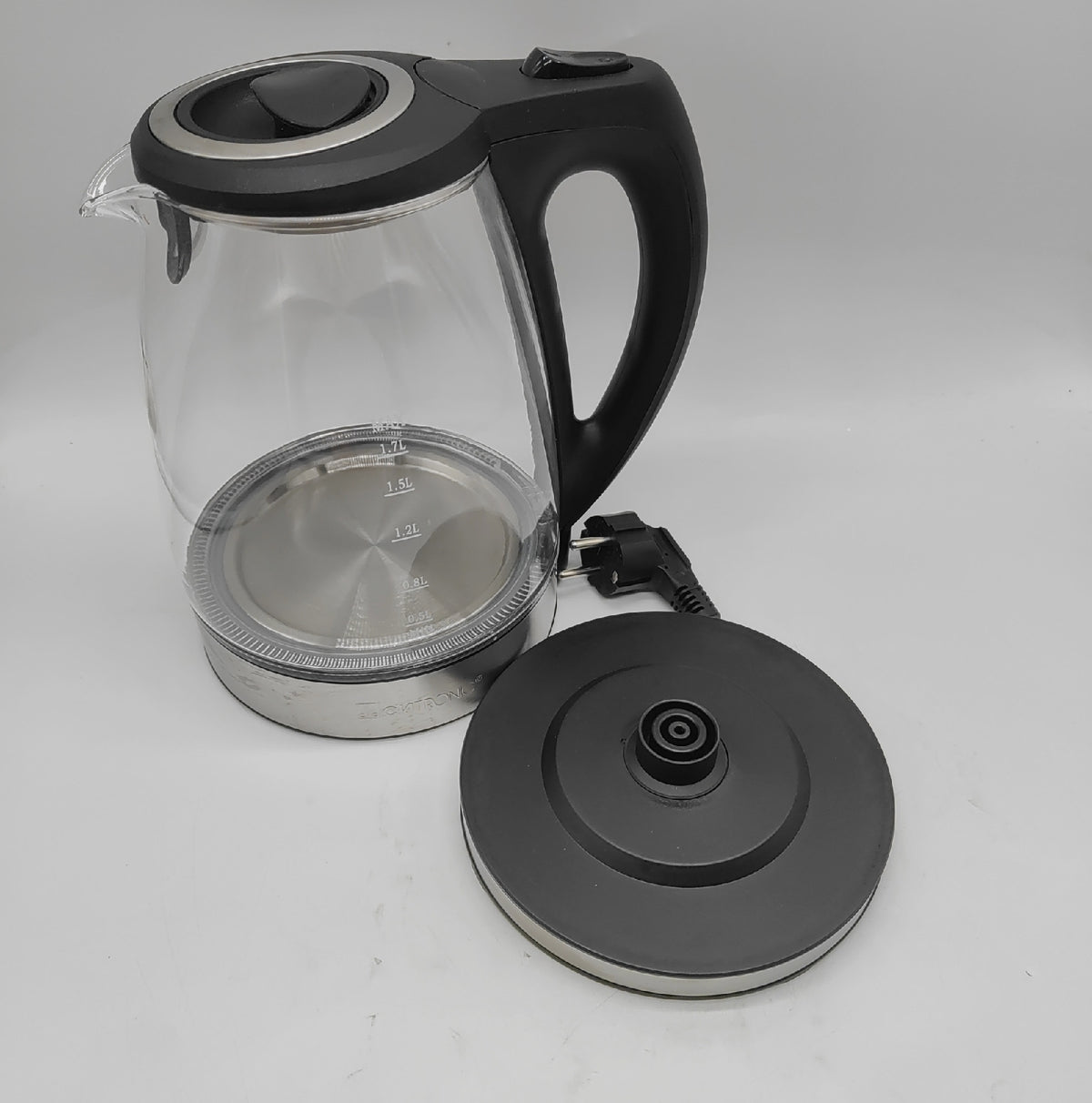 Clatronic Wasserkocher Edelstahl 17 Liter BPA frei Glas Wasserstandsanzeige 2200W