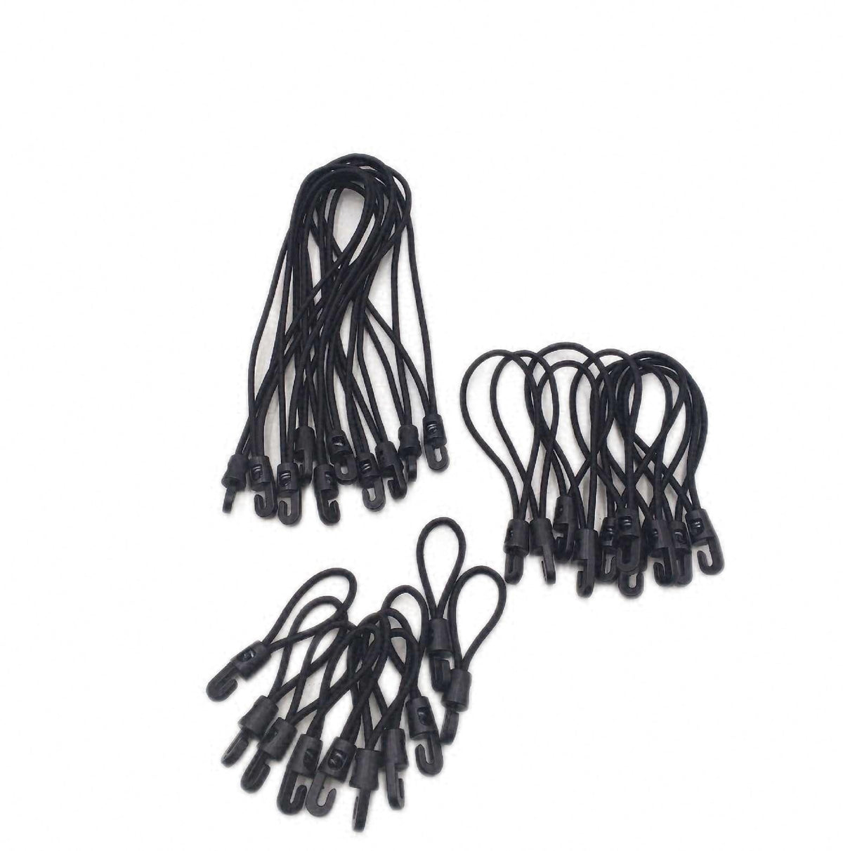 XHTXHT Spanngummi Haken 30 Stück Expander Haken 10cm 15cm 25cm Multifunktional