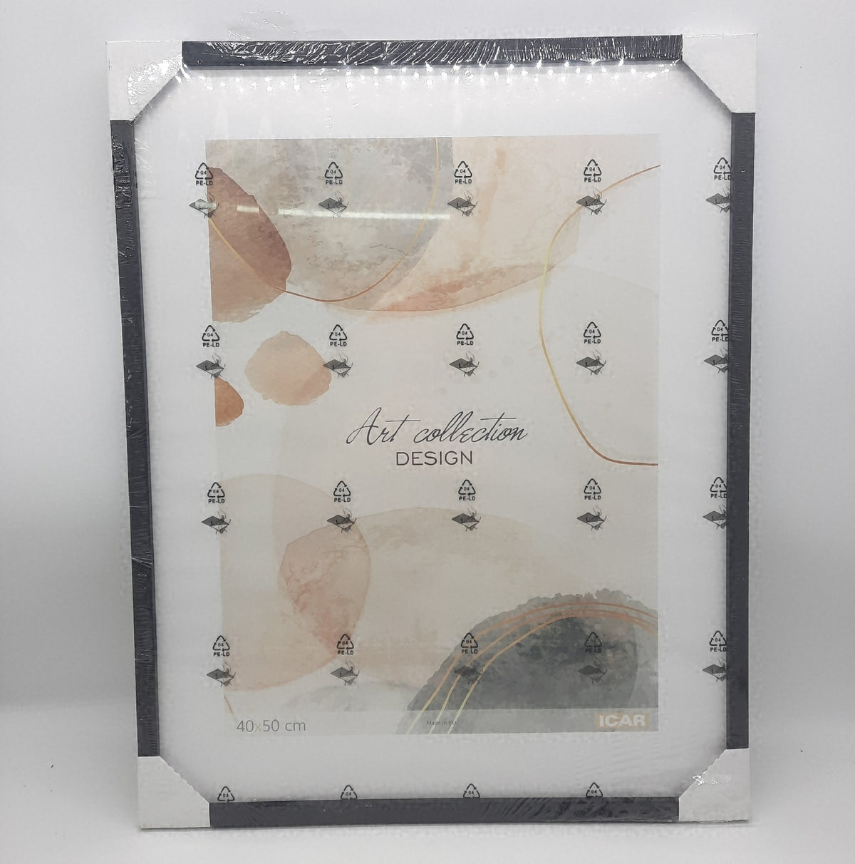 Bilderrahmen 40x50cm Schwarz MDF Acrylglas Fotorahmen Frame Posterrahmen 40 x 50 cm
