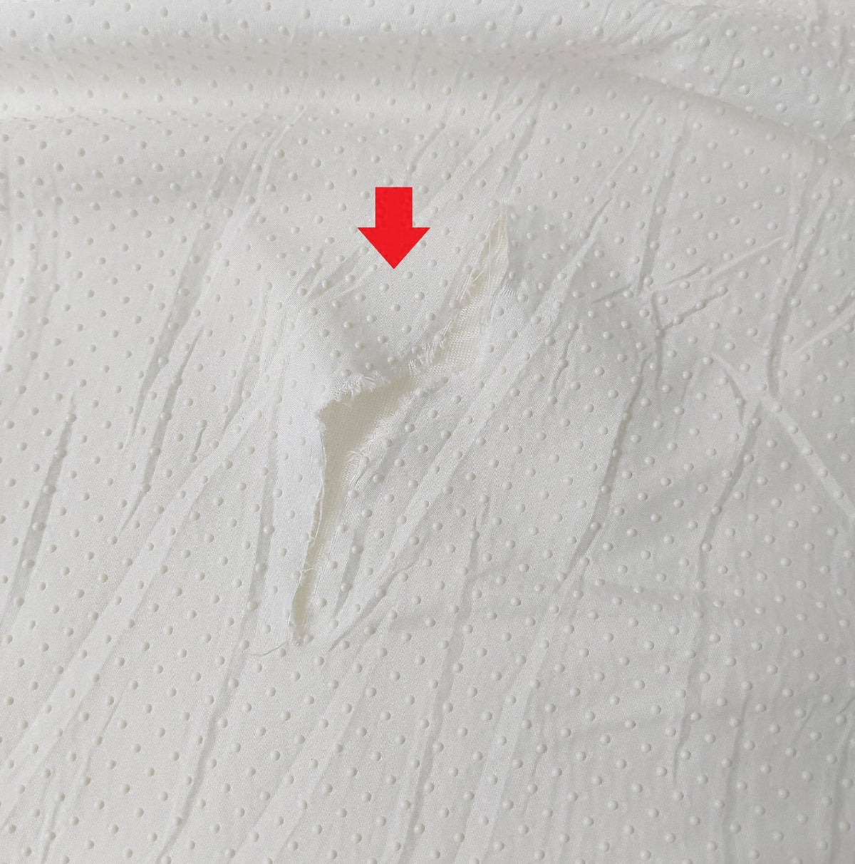 Dailydream Topper 140x200 cm Memory Foam 5 cm hoch Matratzenauflage mit kleinem Riss hinten