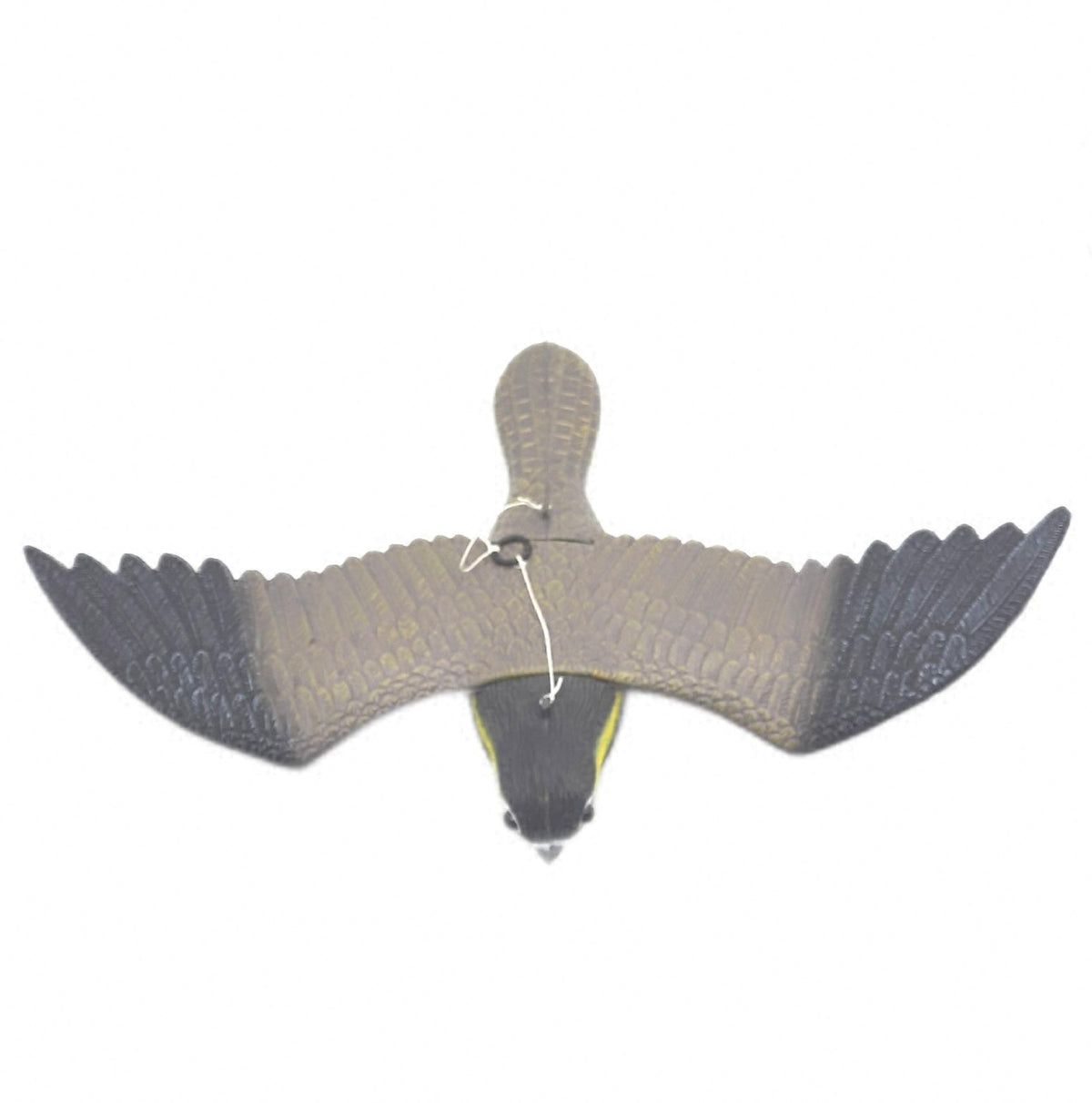 Relaxdays Vogelschreck Falke fliegender Greifvogel Vogelscheuche Raubvogel Gartendeko