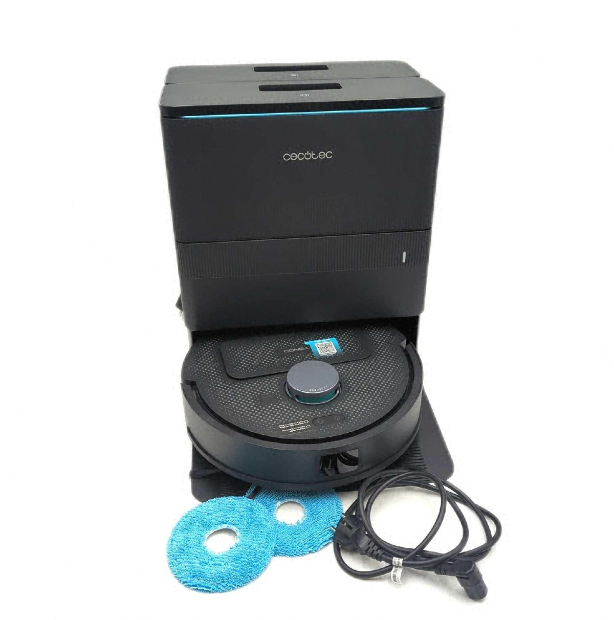 Cecotec Saug und Wischroboter mit selbstentleerender Basisstation leichte Krat