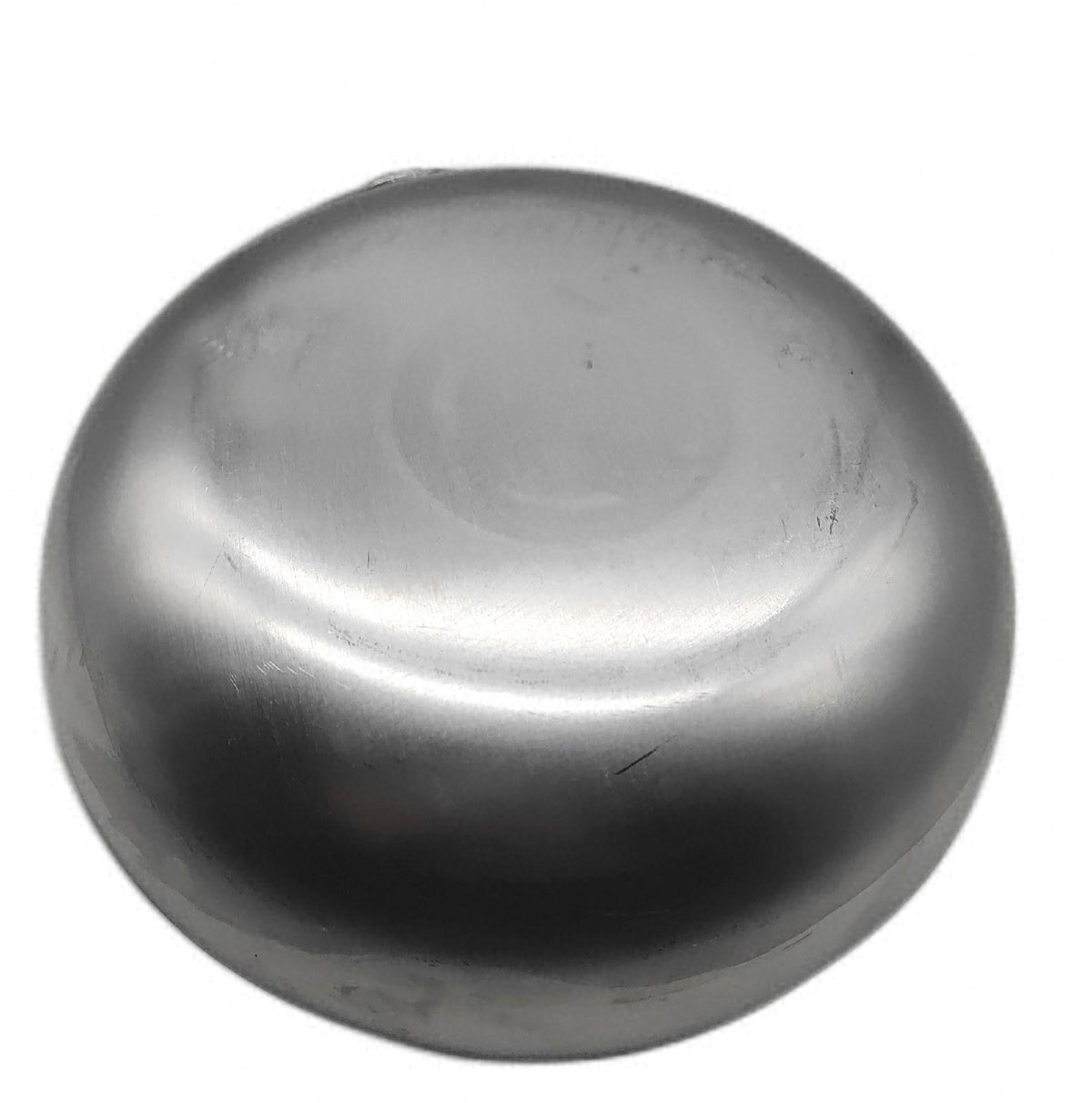 Pentole Agnelli hohe Pfanne 28 cm Edelstahlgriff Silber Schwarz Gebrauchsspuren