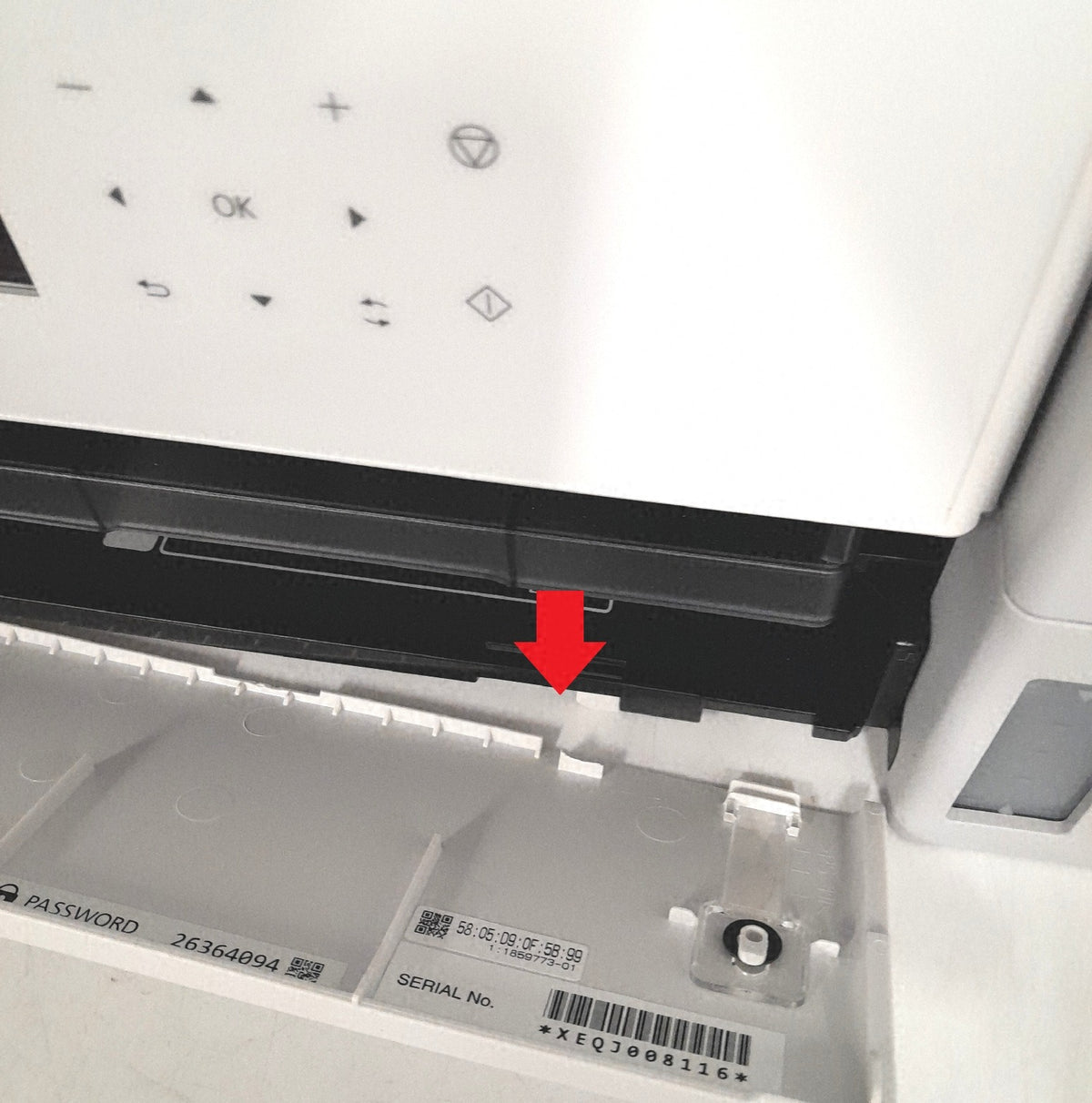 Epson oTank ET 3956 Tintentankdrucker WLAN Home Office A4 Klappe Papierfach defekt