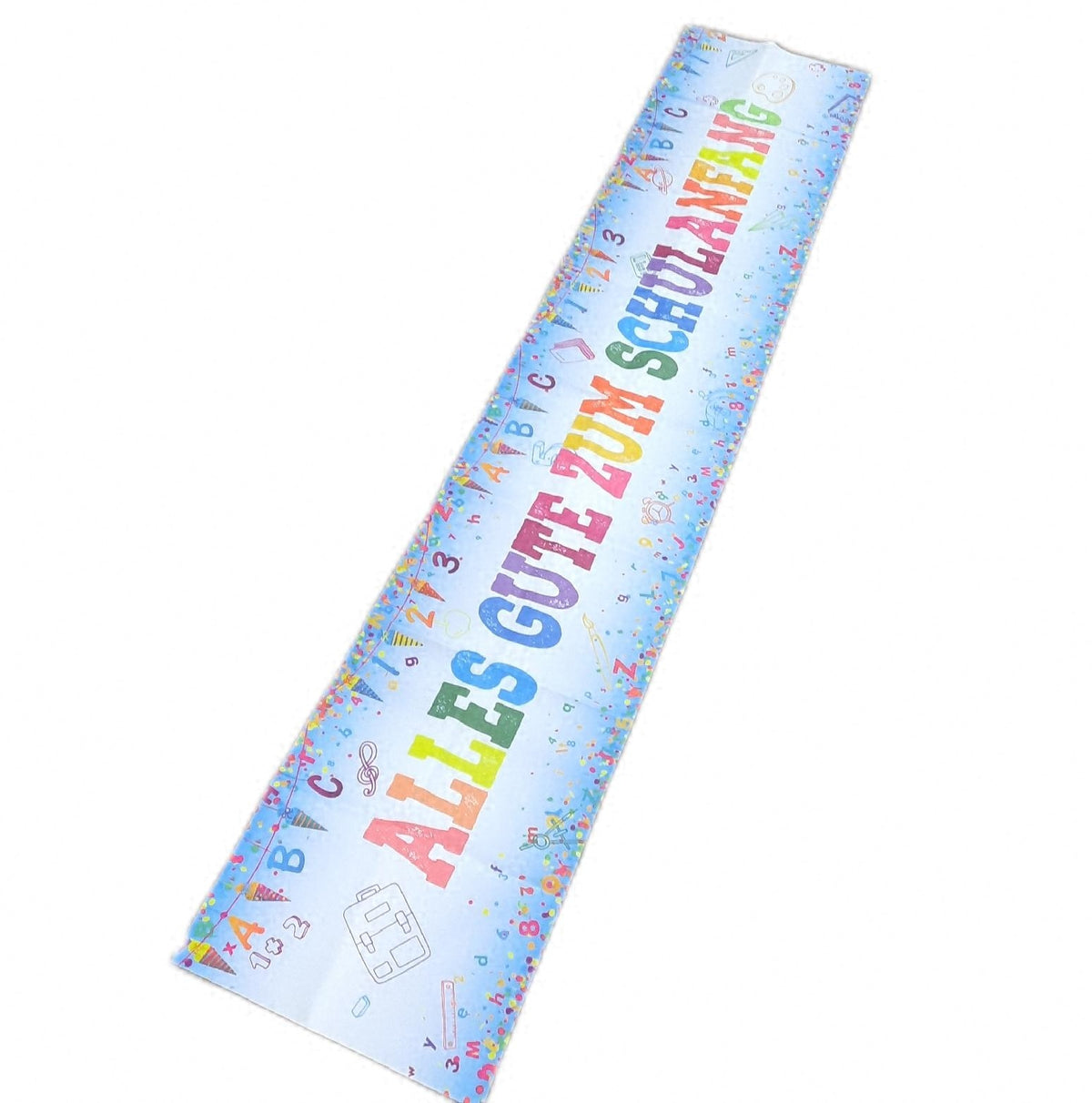 Tischläufer Einschulung Blau Tischdecke Deko Schulanfang Alles Gute Zum Fest
