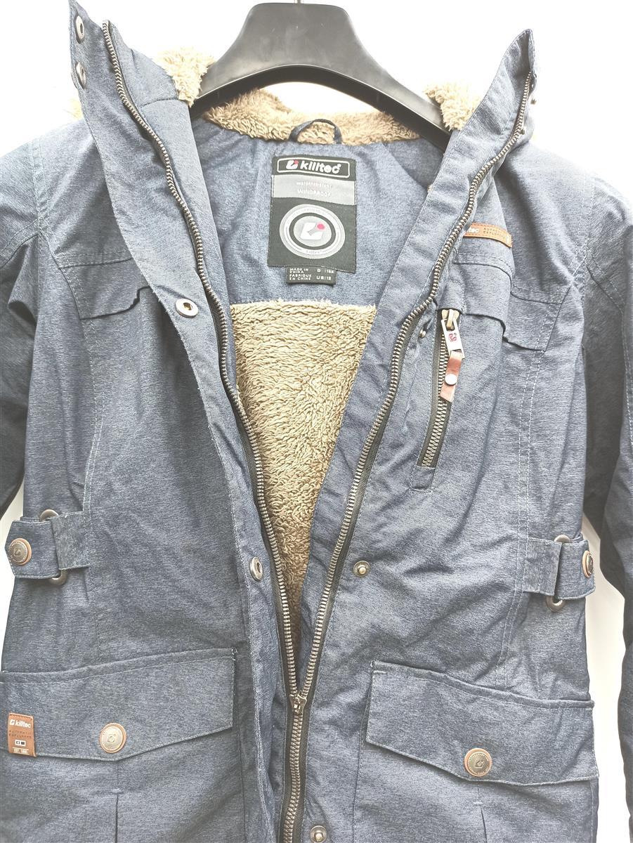 Killtec Winterjacke Kinderbekleidung Hadara Jr Blau Denim Sportlich Warmhalten