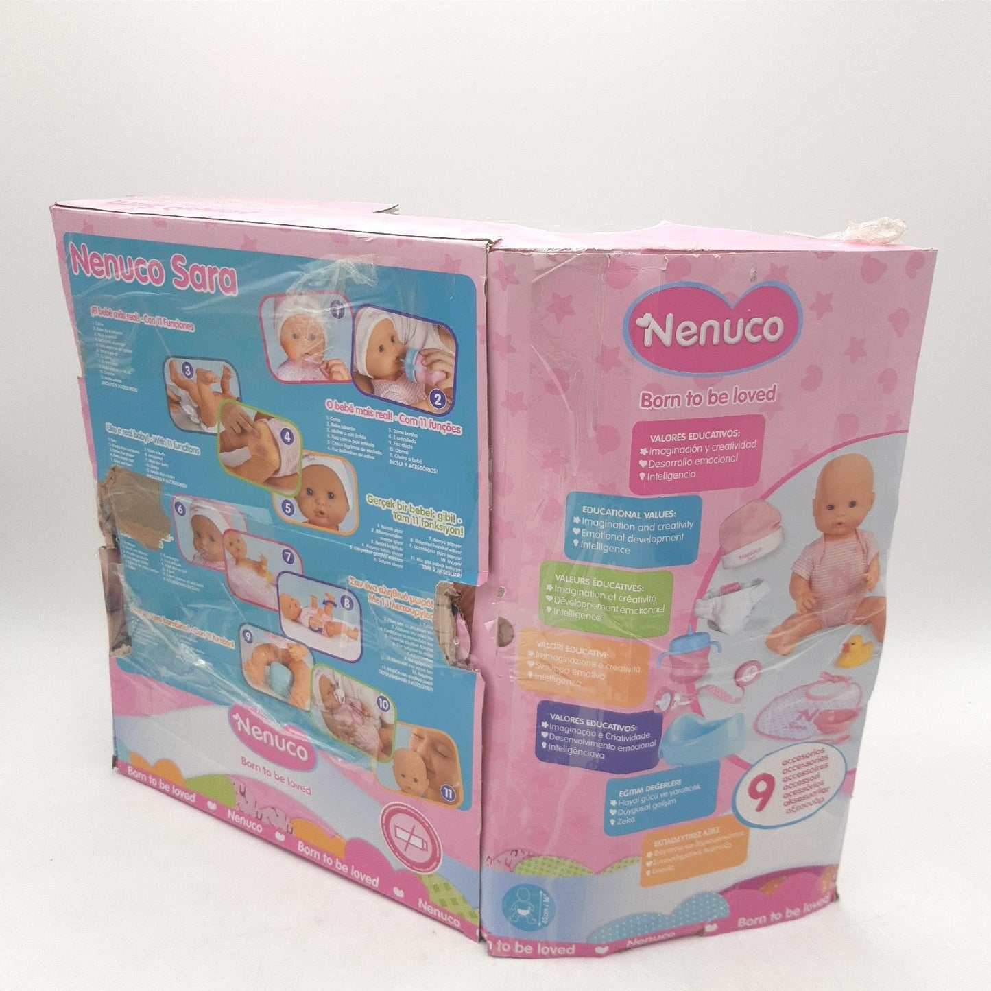 Sara interaktive Spielpuppe Zubehör Puppenzubehör Mädchen Nenuco;