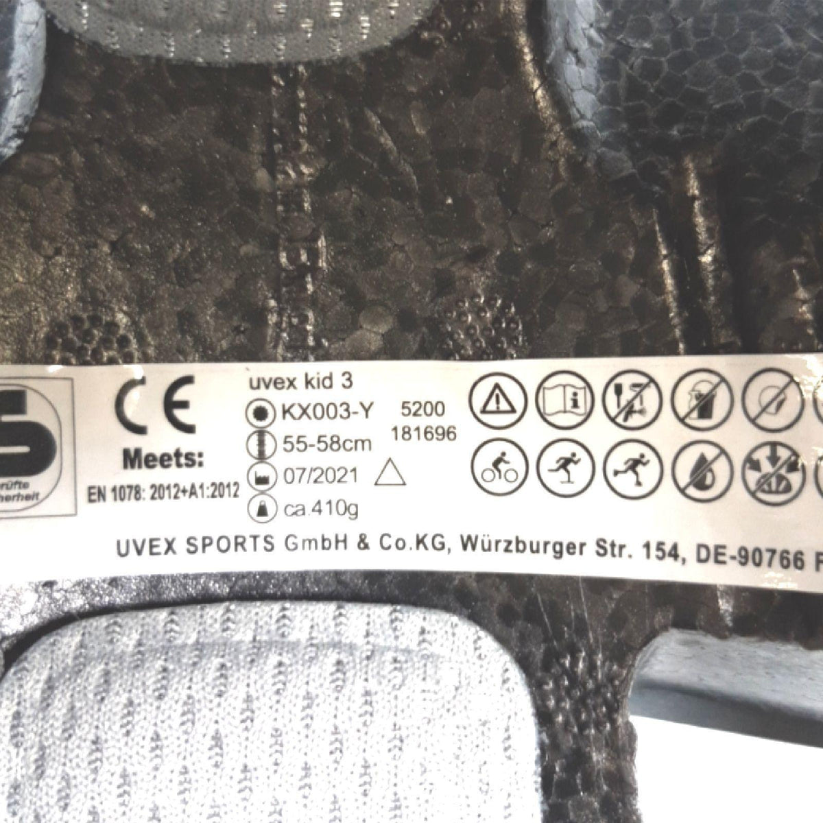 Uvex Fahrradhelm Jugend Fahrradhelme Kid 3 CC Dark Cyan Rhino Sicherheit Komfort 55 bis