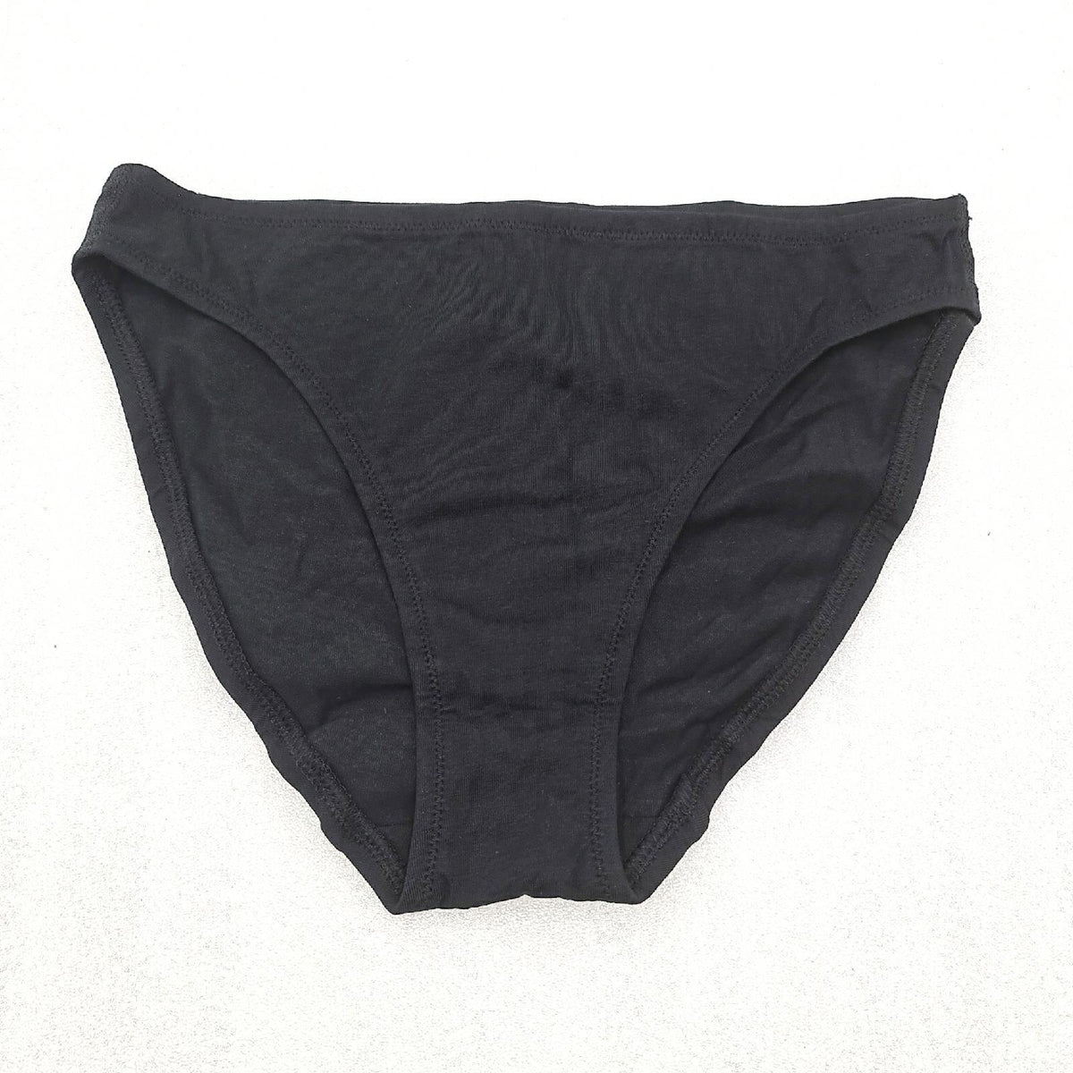Amazon Aware Damen Superweiche Baumwoll-Bikinihose 2er-Pack Schwarz 34