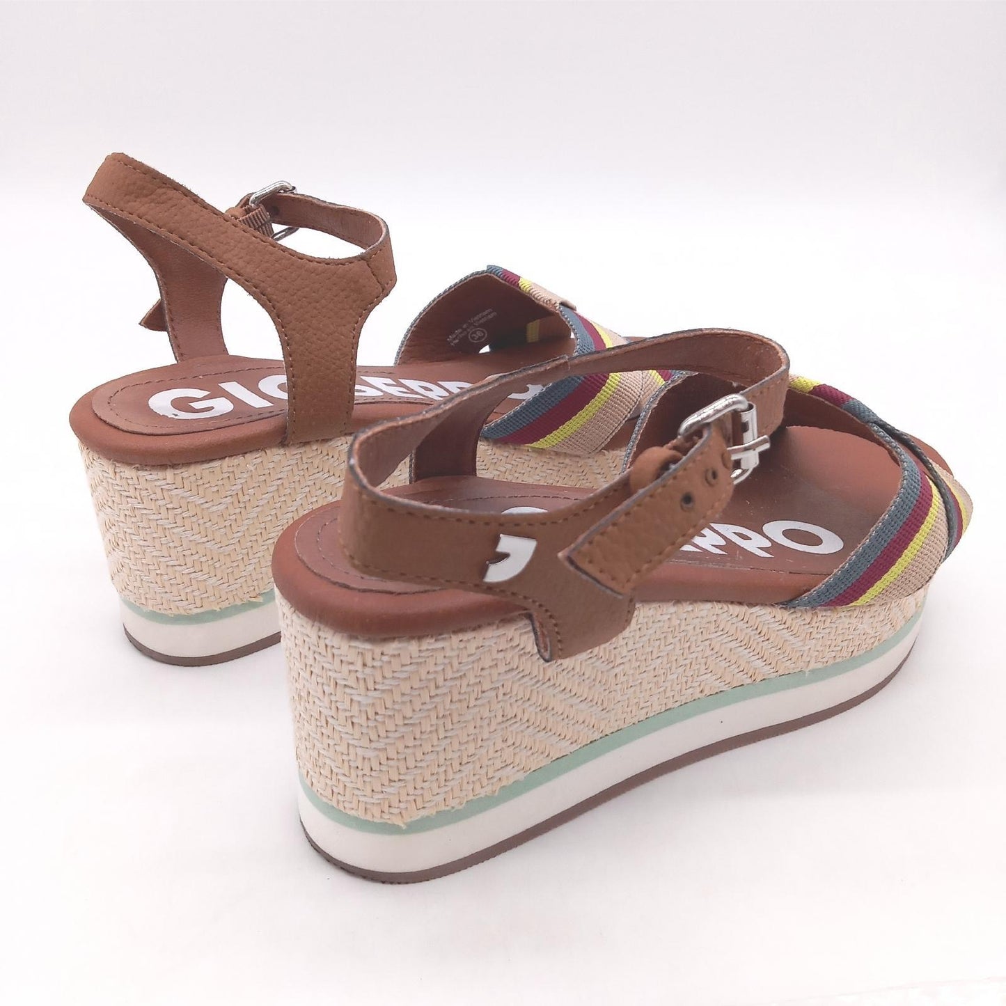 GIOSEPPO Keilsandale Damen Schuhe Guaduas Leder Sommerlook elegant bequem stylish