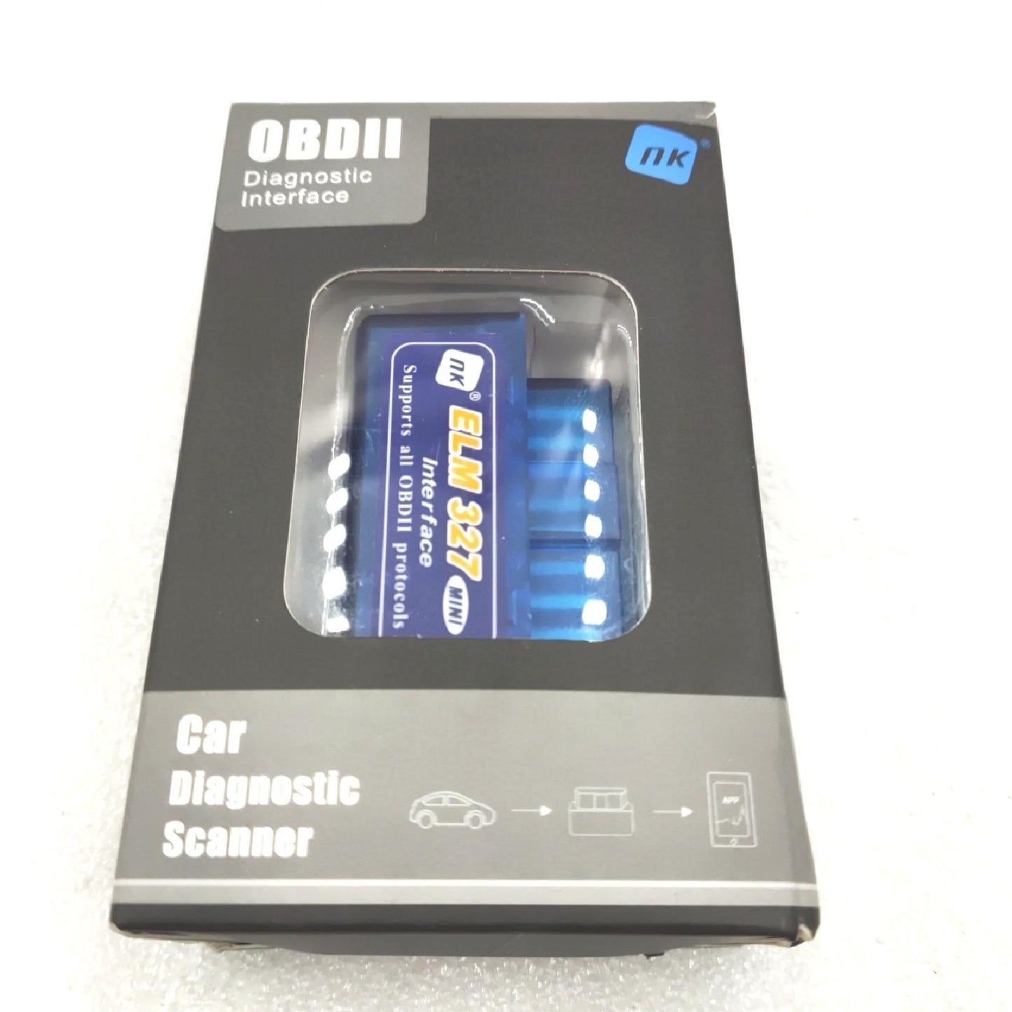 NK Mini EKN327 OBD2 Diagnosegerät - Bluetooth 2.0 Schnittstelle für OBD2 Fahrzeuge, Bluetooth-Diagnose, Direkte Verbindung mit Smartphone, Einfache Bedienung, Engine Code Reader