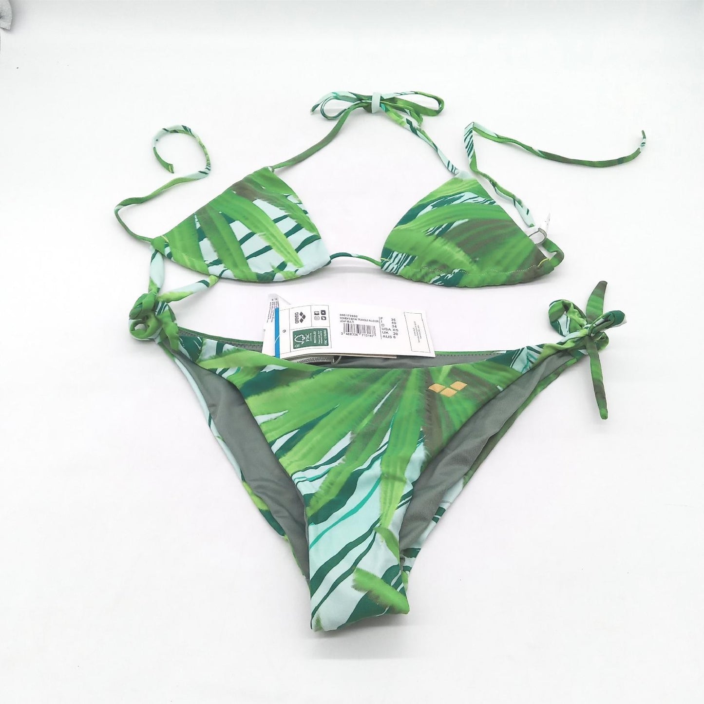 Arena Badeanzug Damen Mode Schwimmen Leaf Multicolor Party Strand Sommer Trend