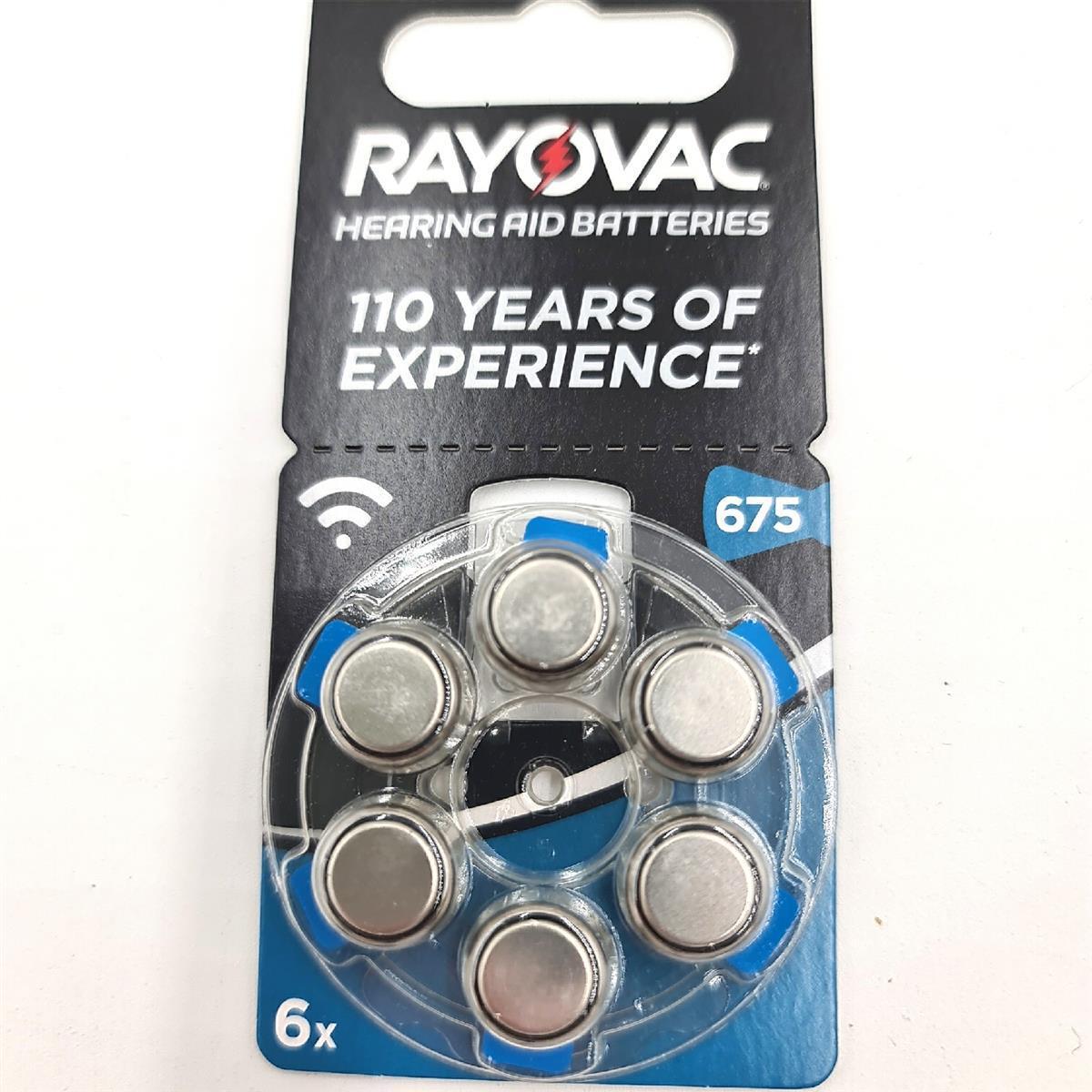 Rayovac Horgeratebatterien Batterien Knopfzellen 60 Stück Groesse